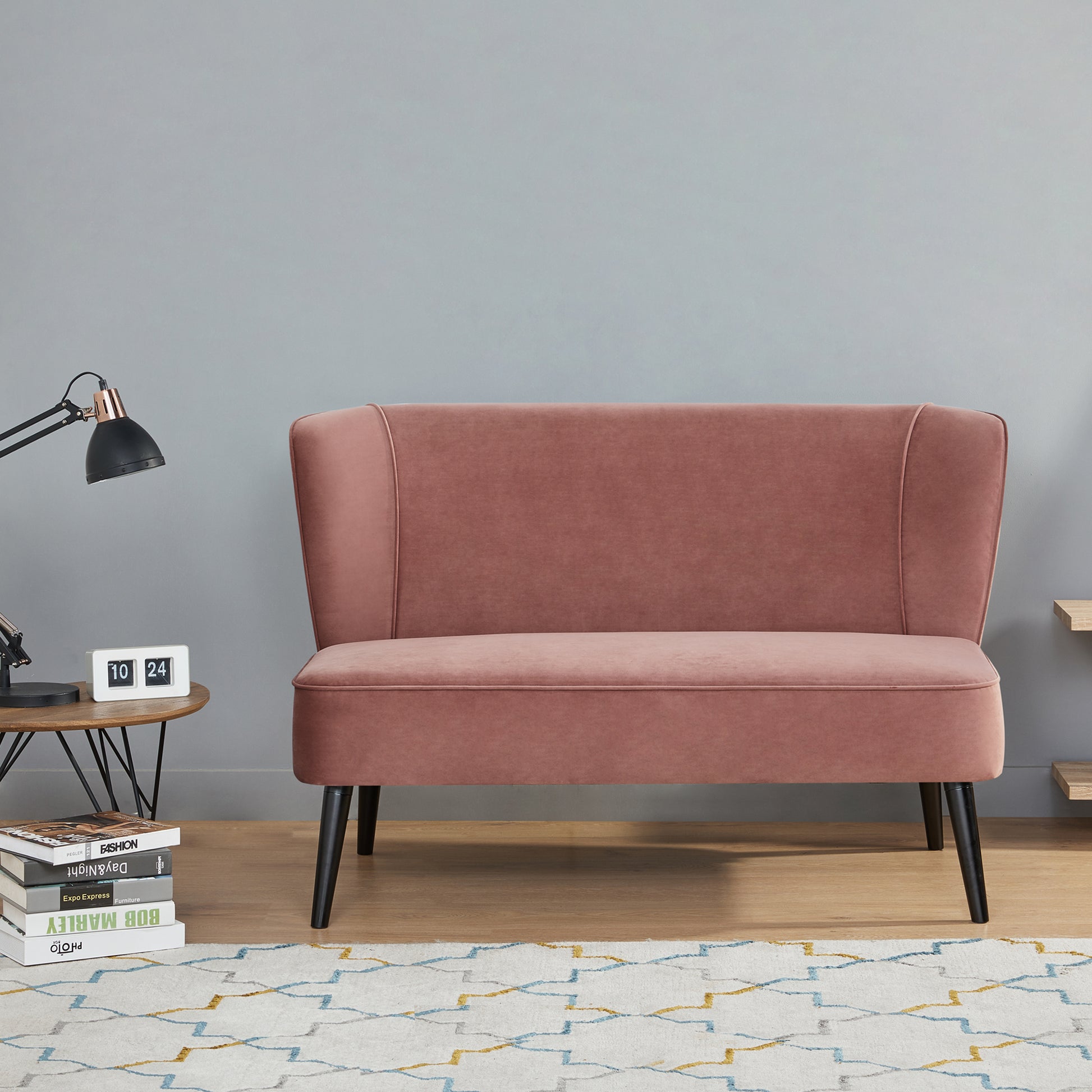 Manhattan Loveseat - Velvet - Artdeco Home