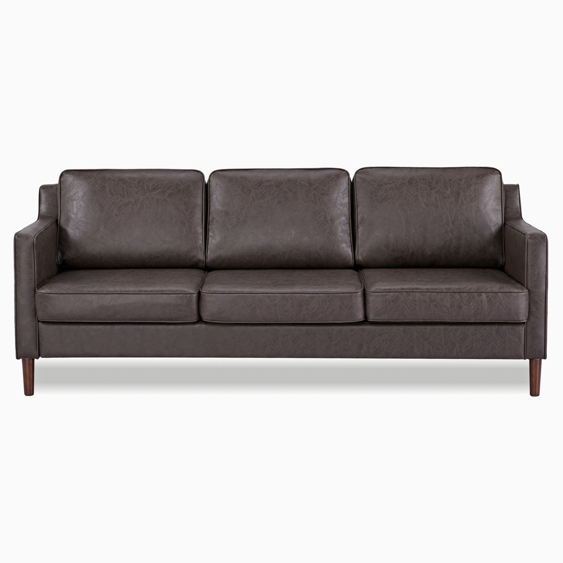 Sedona 3-Seater Sofa - Faux Leather - Artdeco Home