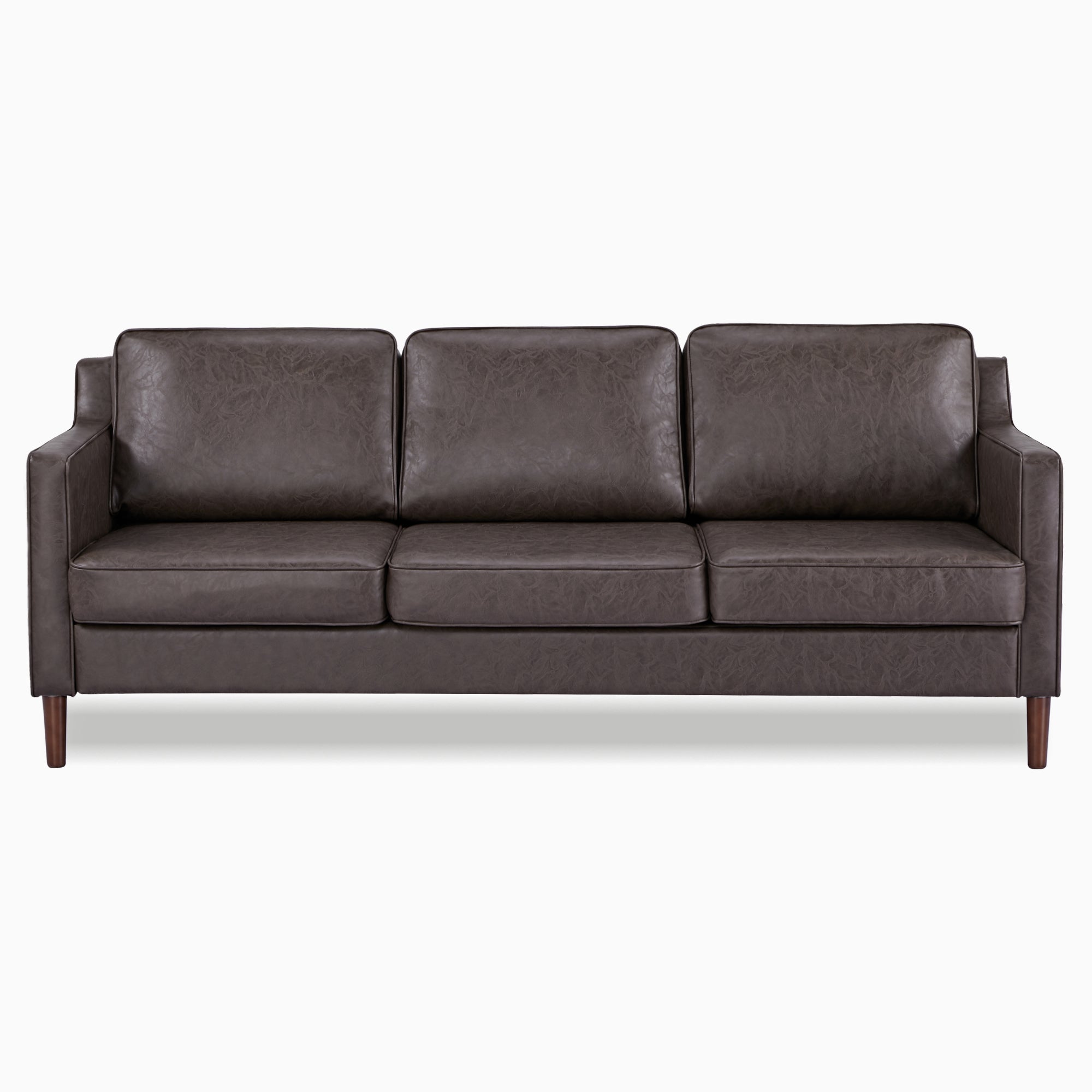 Sedona 3-Seater Sofa - Faux Leather - Artdeco Home