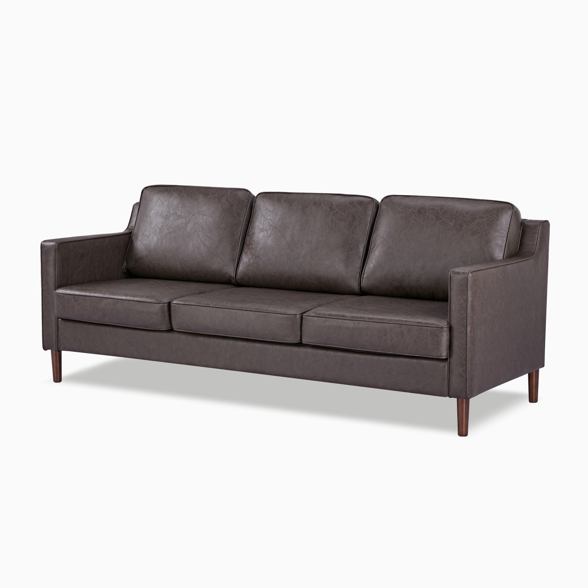 Sedona 3-Seater Sofa - Faux Leather - Artdeco Home