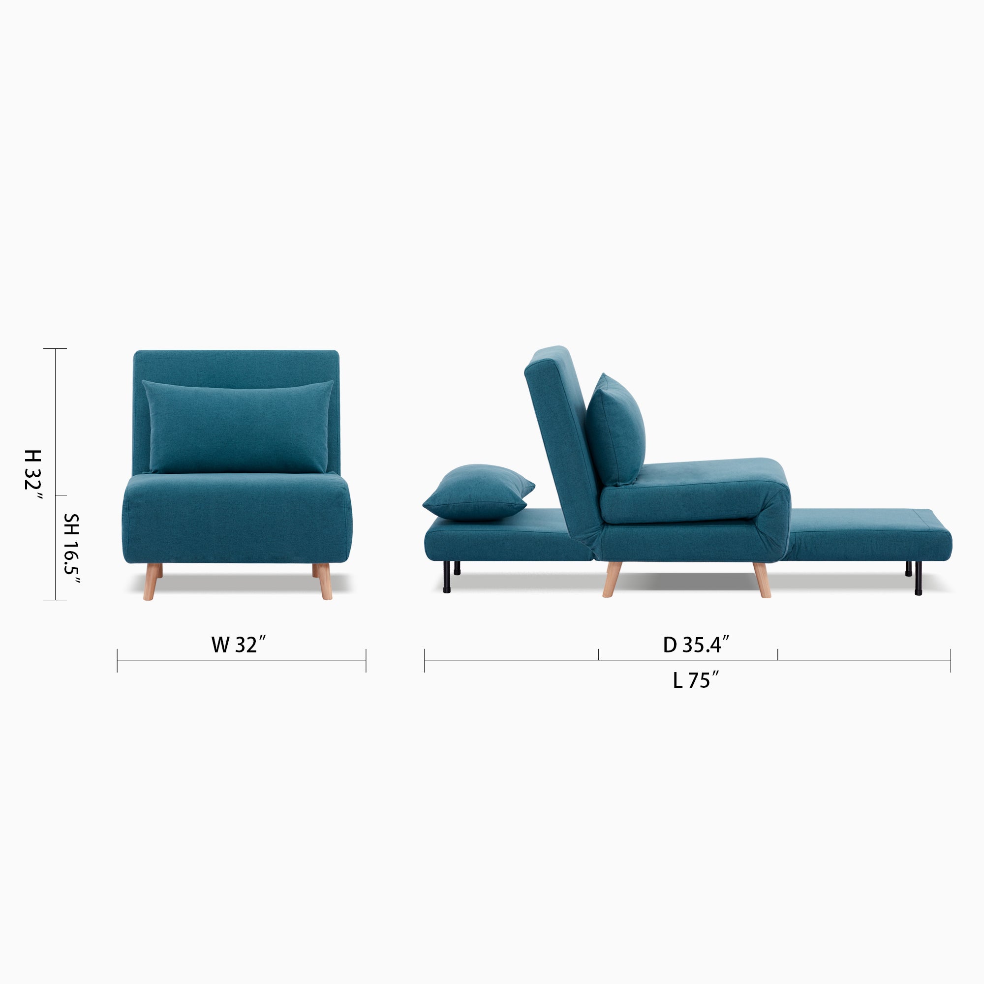 Tustin Convertible Chair