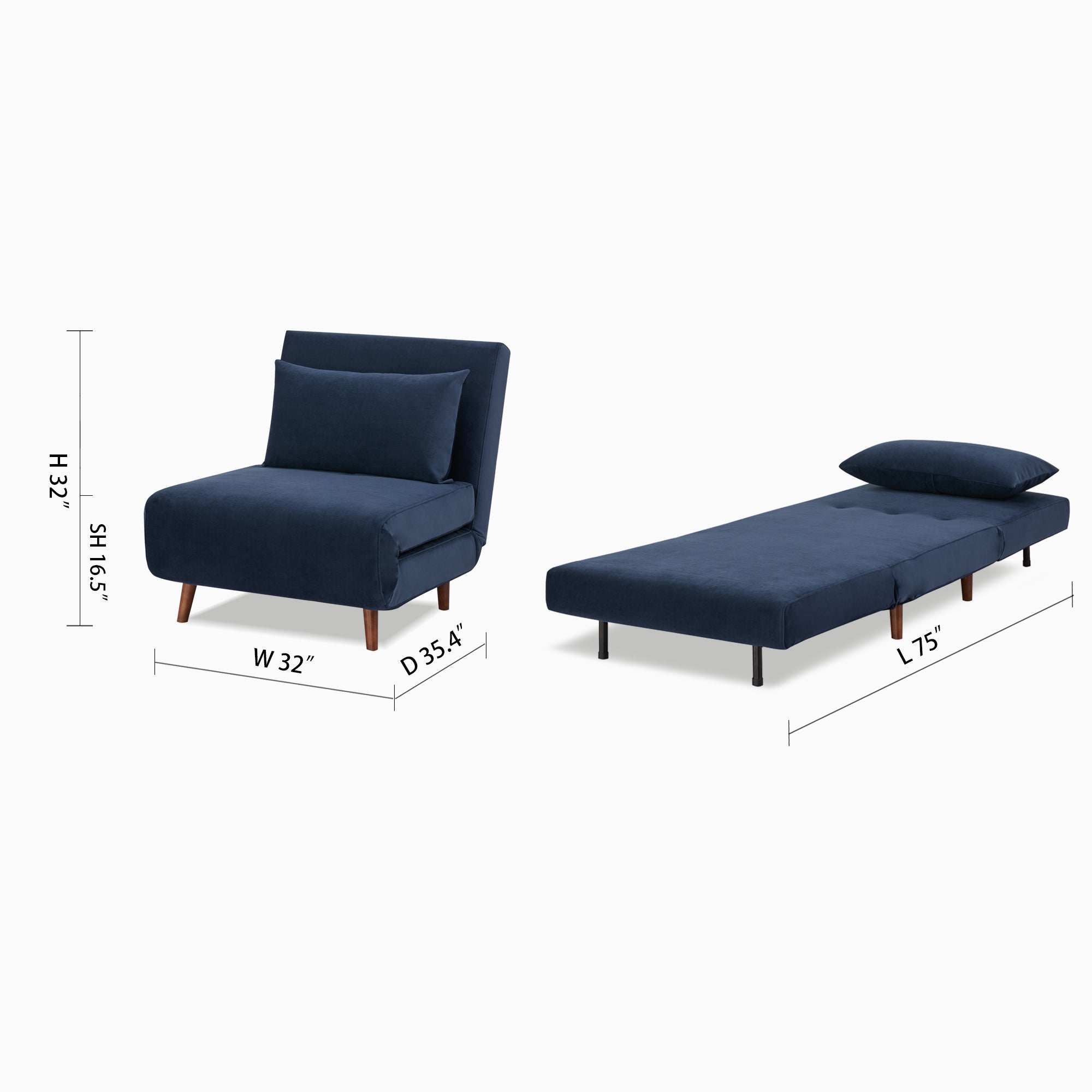 Tustin Convertible Chair