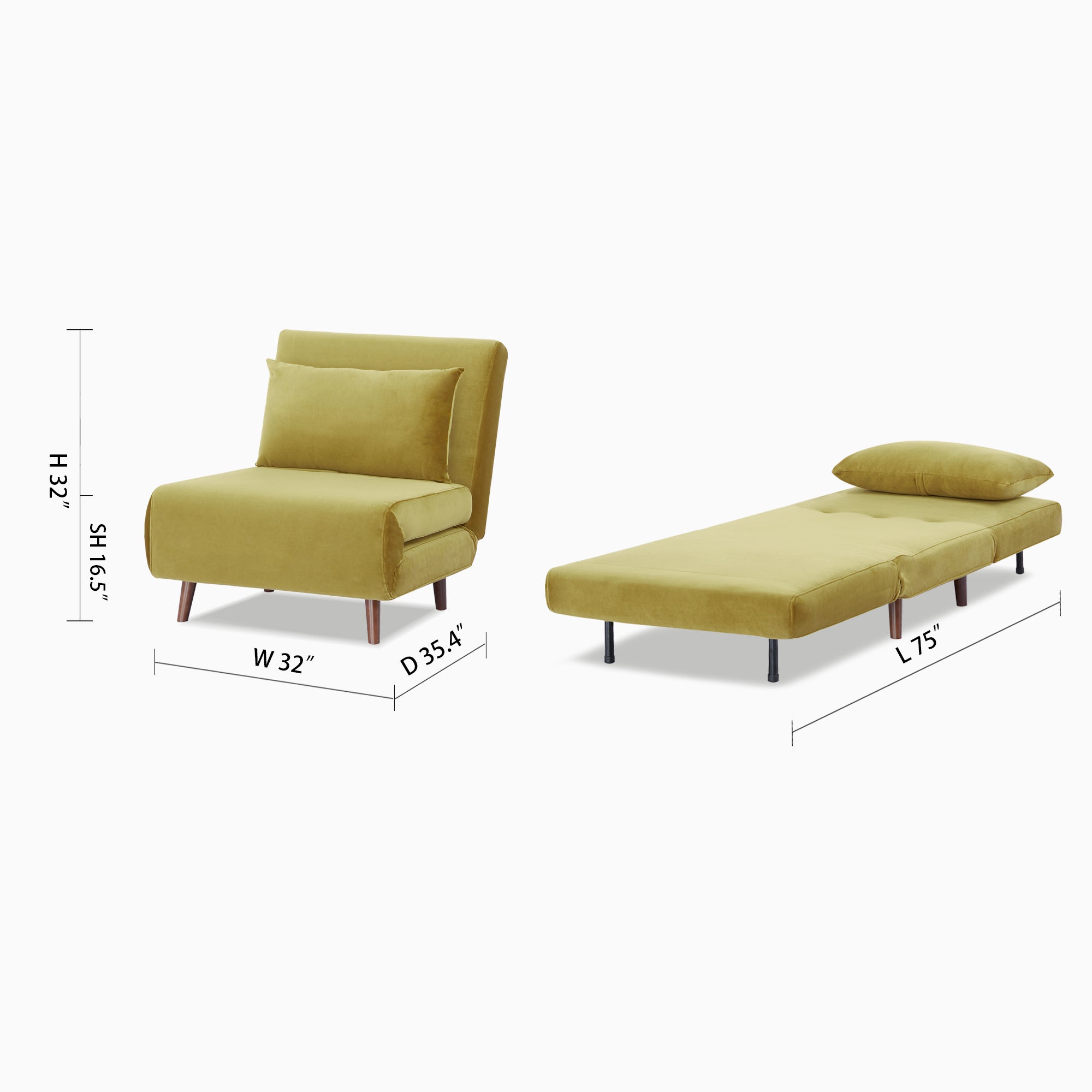 Tustin Convertible Chair