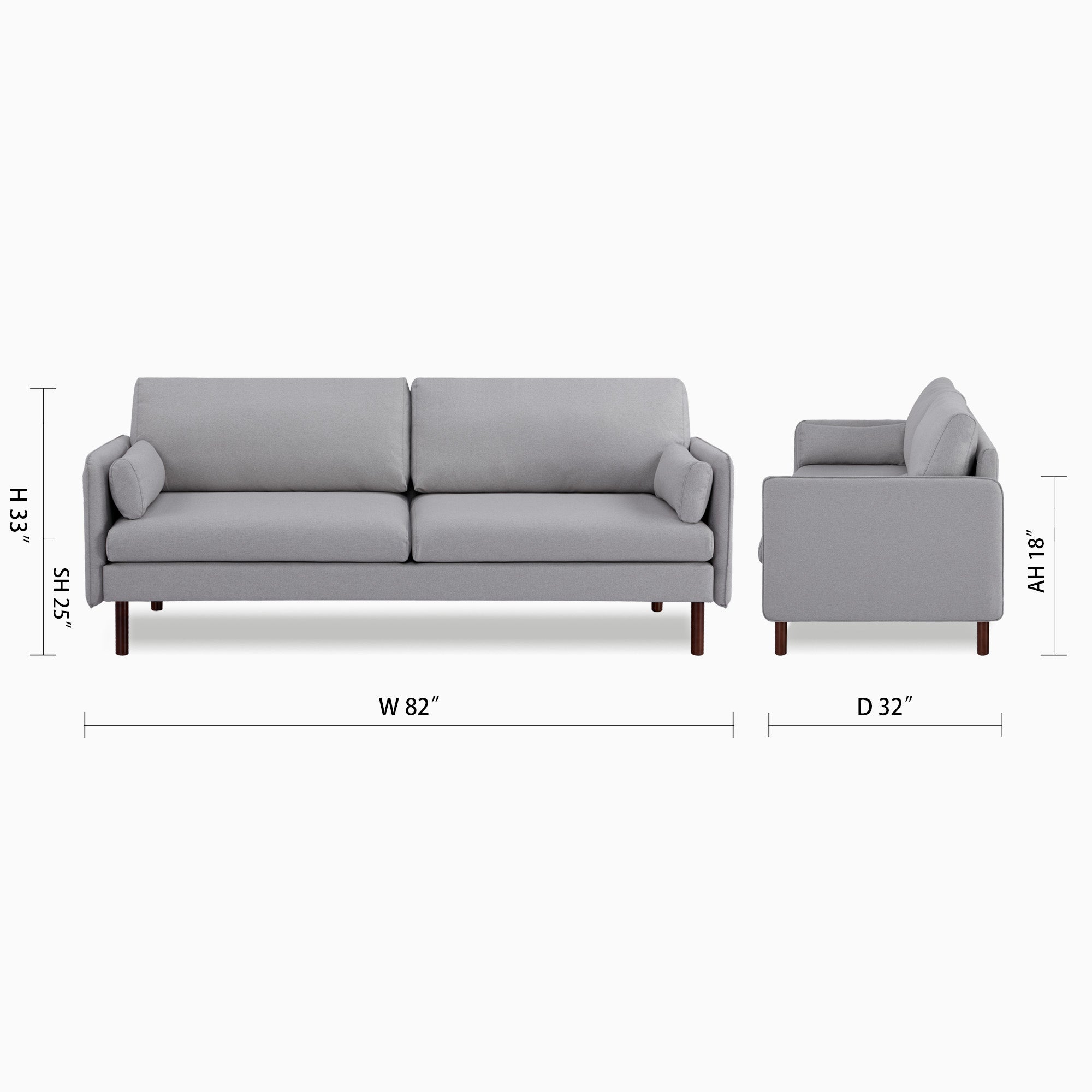 Yucca 3-Seater Sofa - Artdeco Home