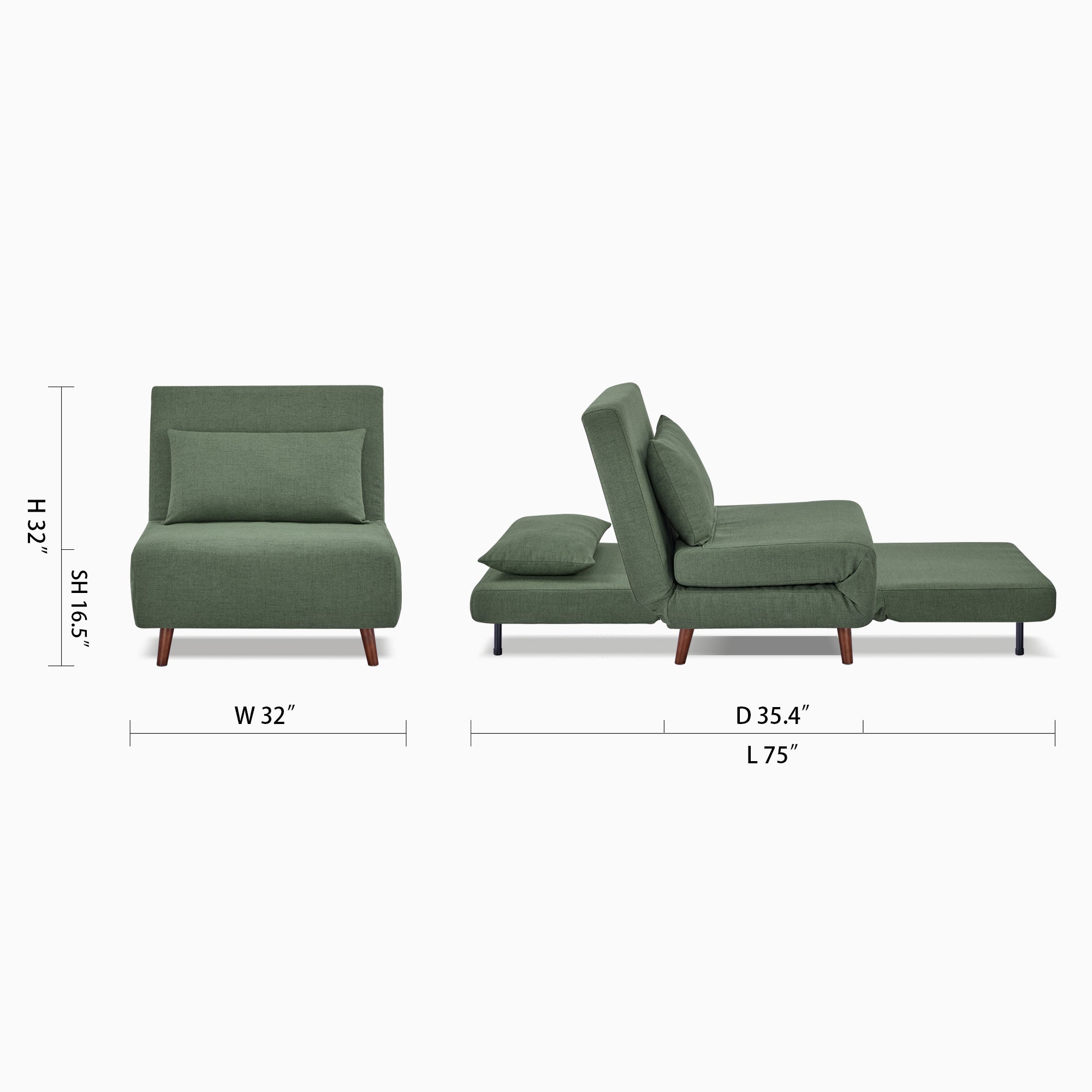 Tustin Convertible Chair