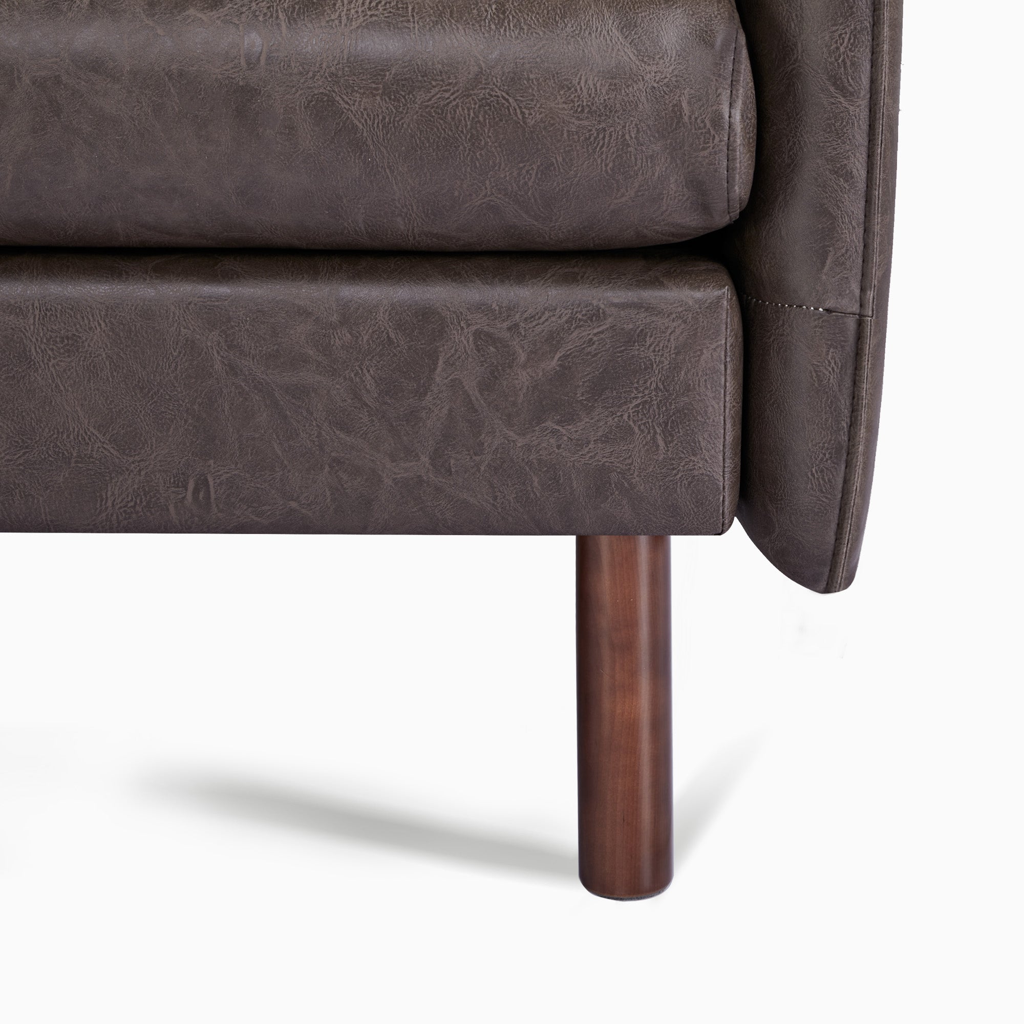 Yucca 3-Seater Sofa - Faux Leather - Artdeco Home