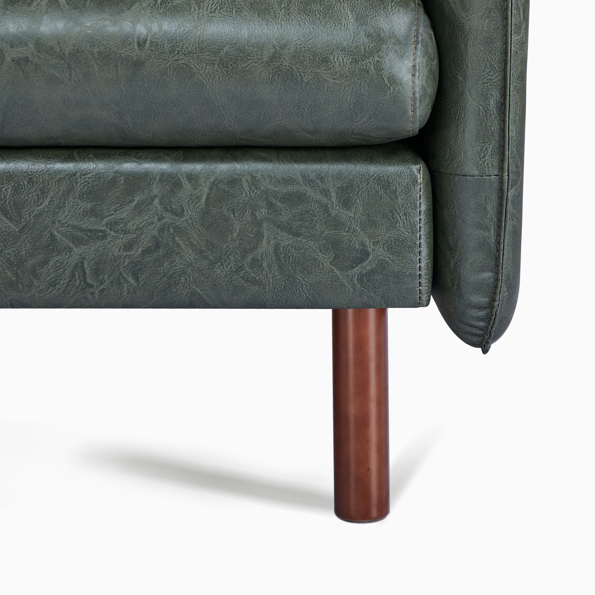 Yucca 3-Seater Sofa - Faux Leather - Artdeco Home