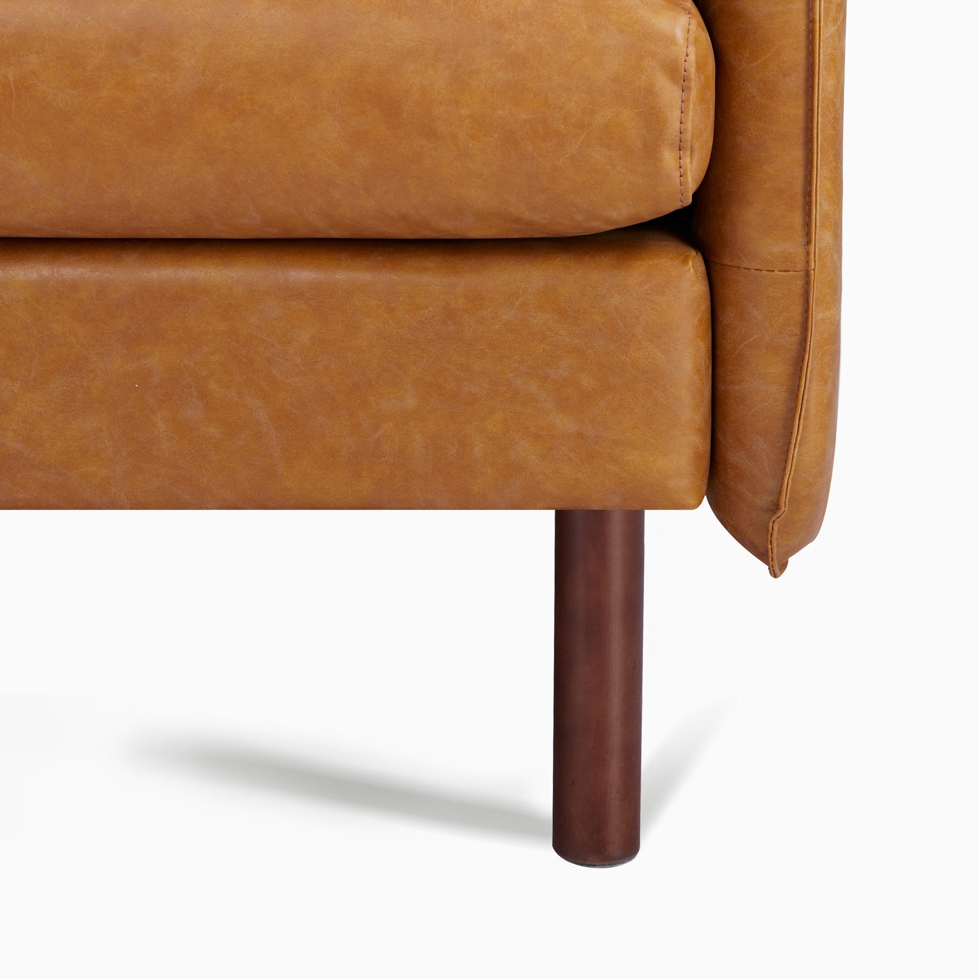 Yucca 3-Seater Sofa - Faux Leather - Artdeco Home