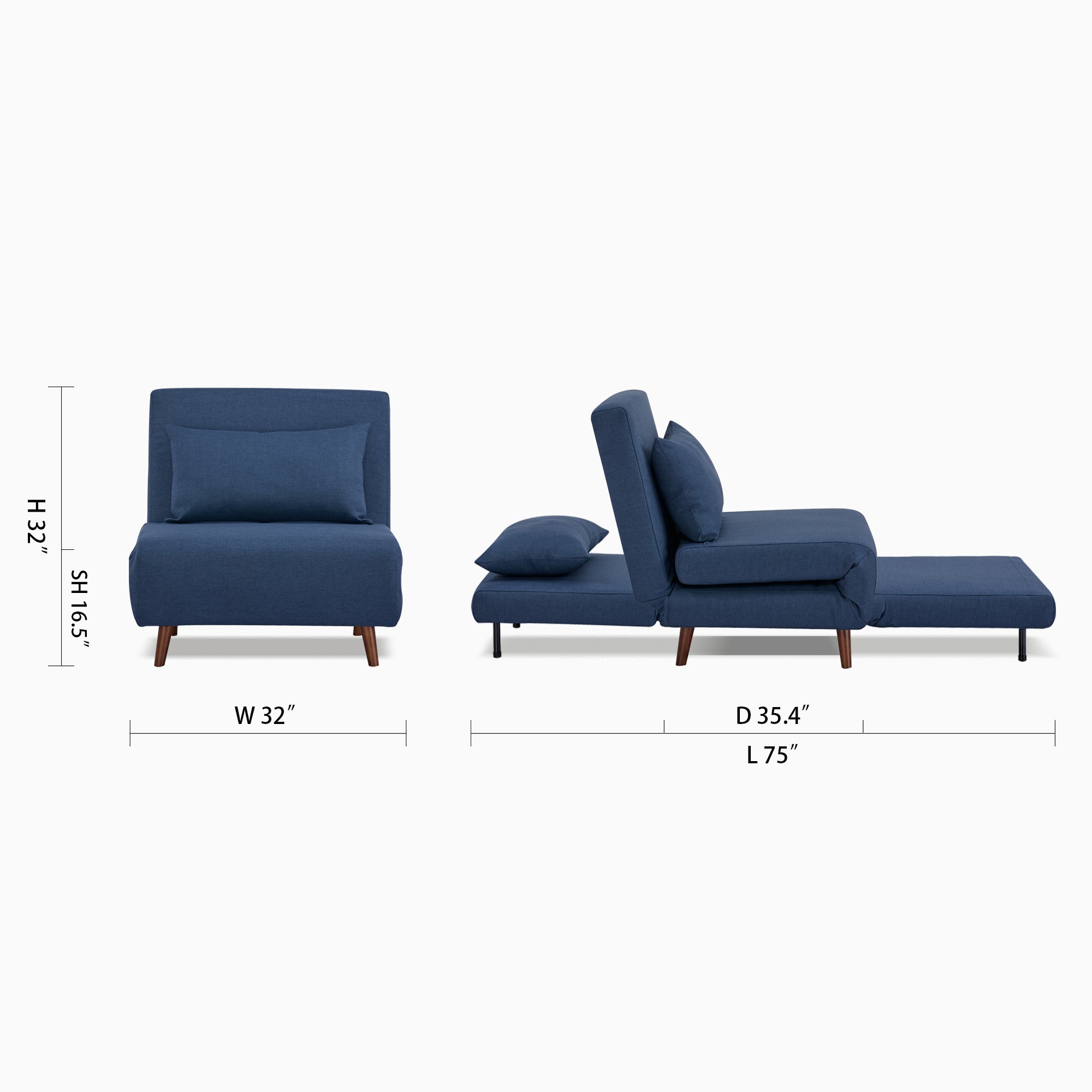 Tustin Convertible Chair