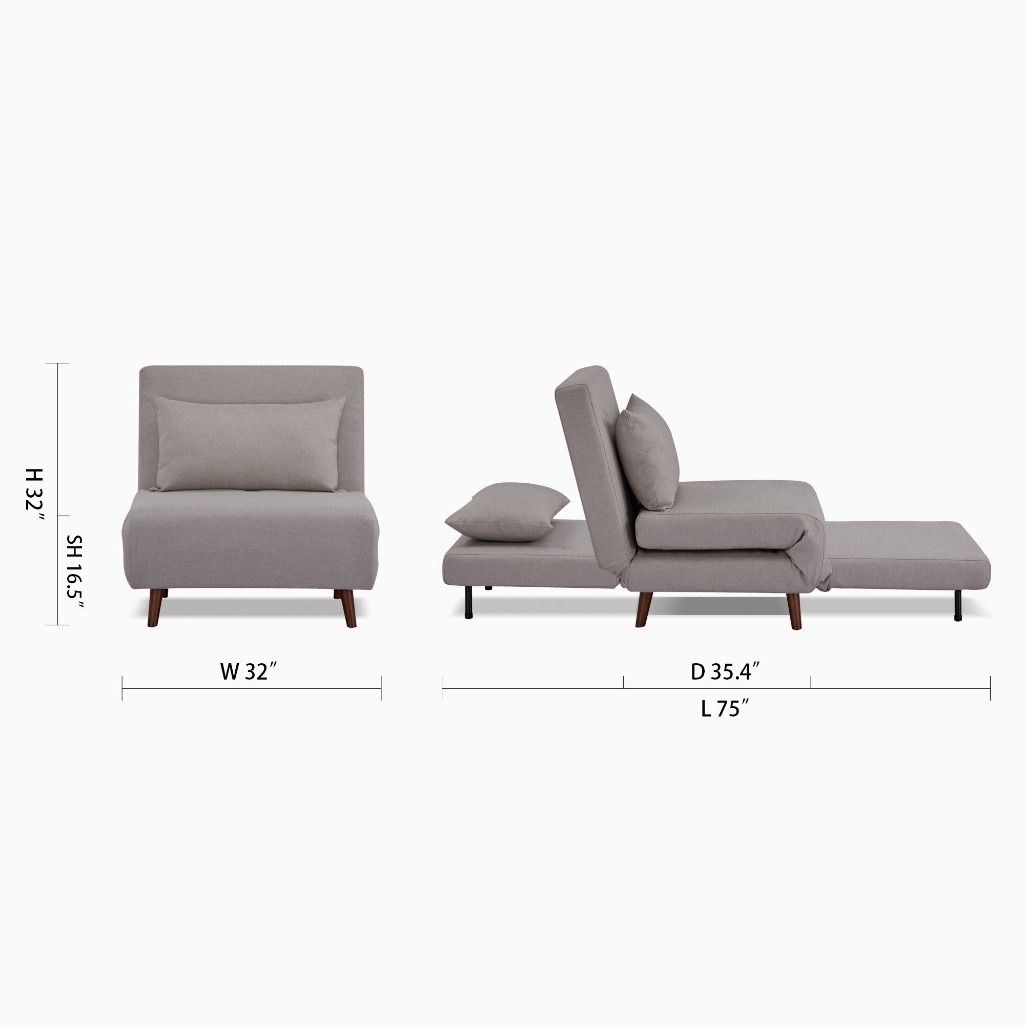 Tustin Convertible Chair