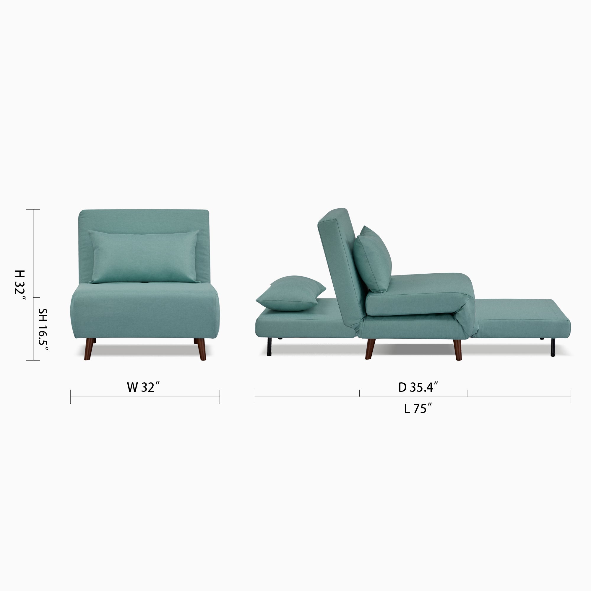 Tustin Convertible Chair
