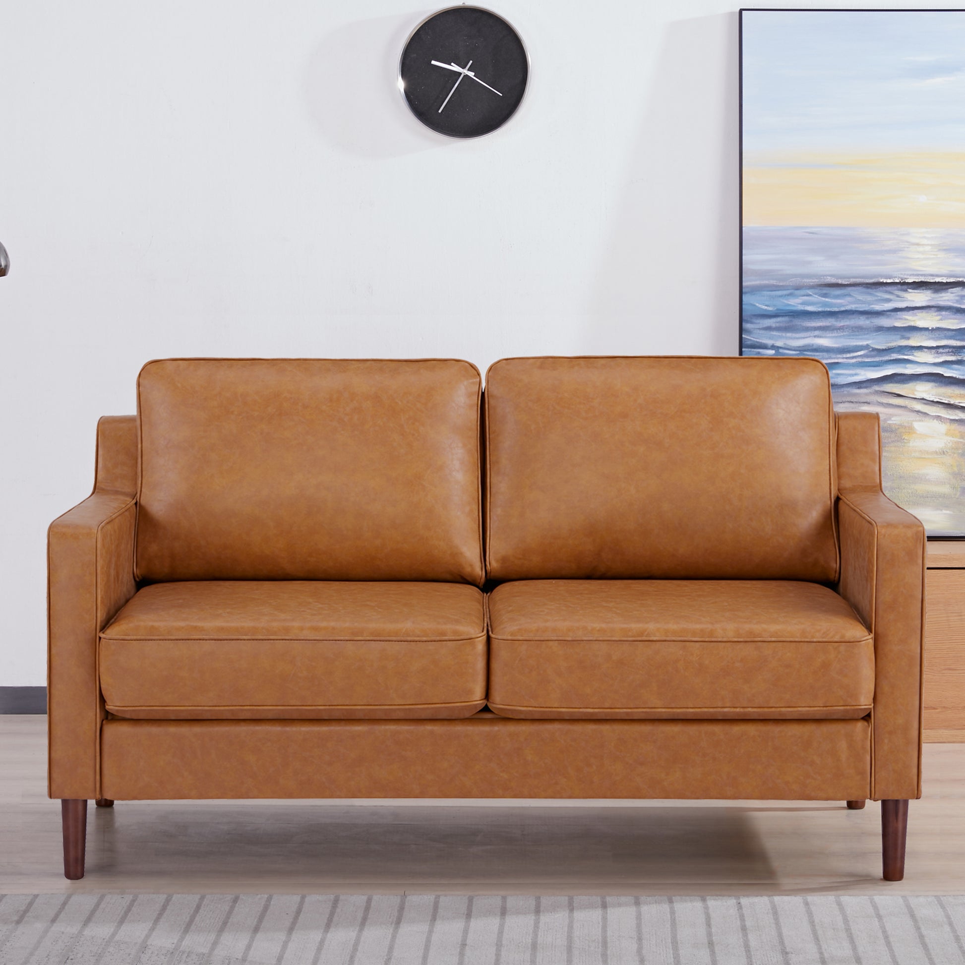 Sedona Loveseat - Faux Leather - Artdeco Home