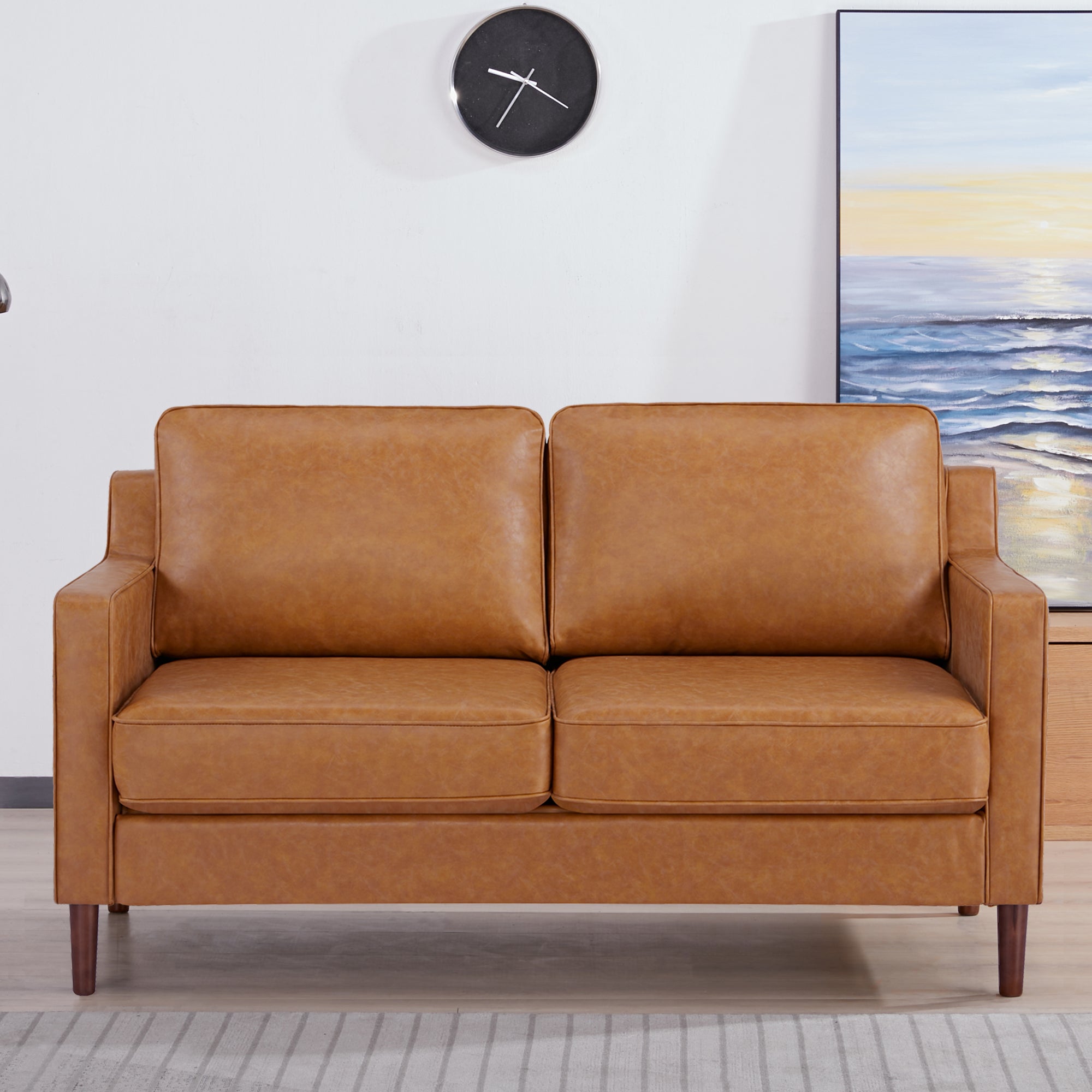 Sedona Loveseat - Faux Leather - Artdeco Home
