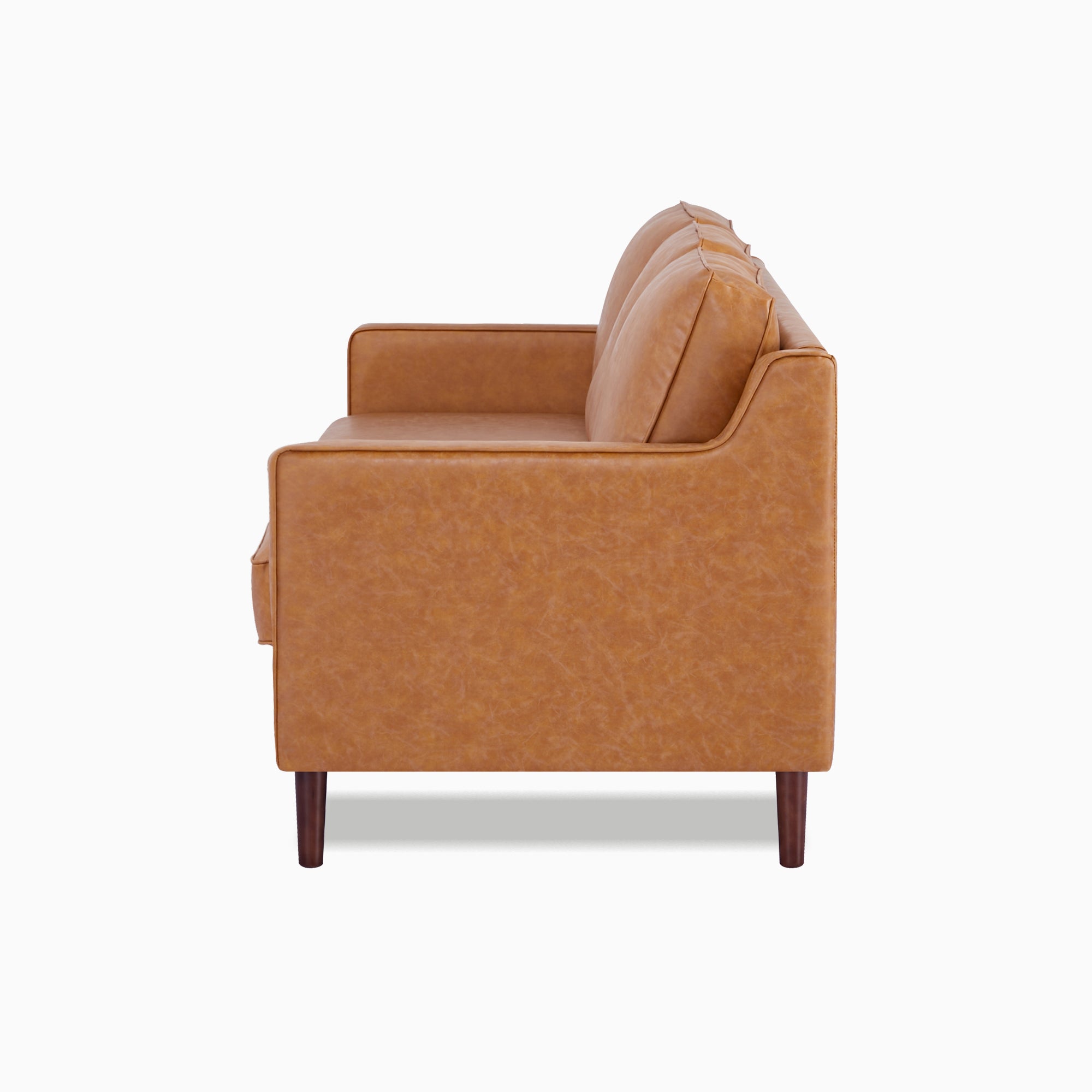 Sedona 3-Seater Sofa - Faux Leather - Artdeco Home