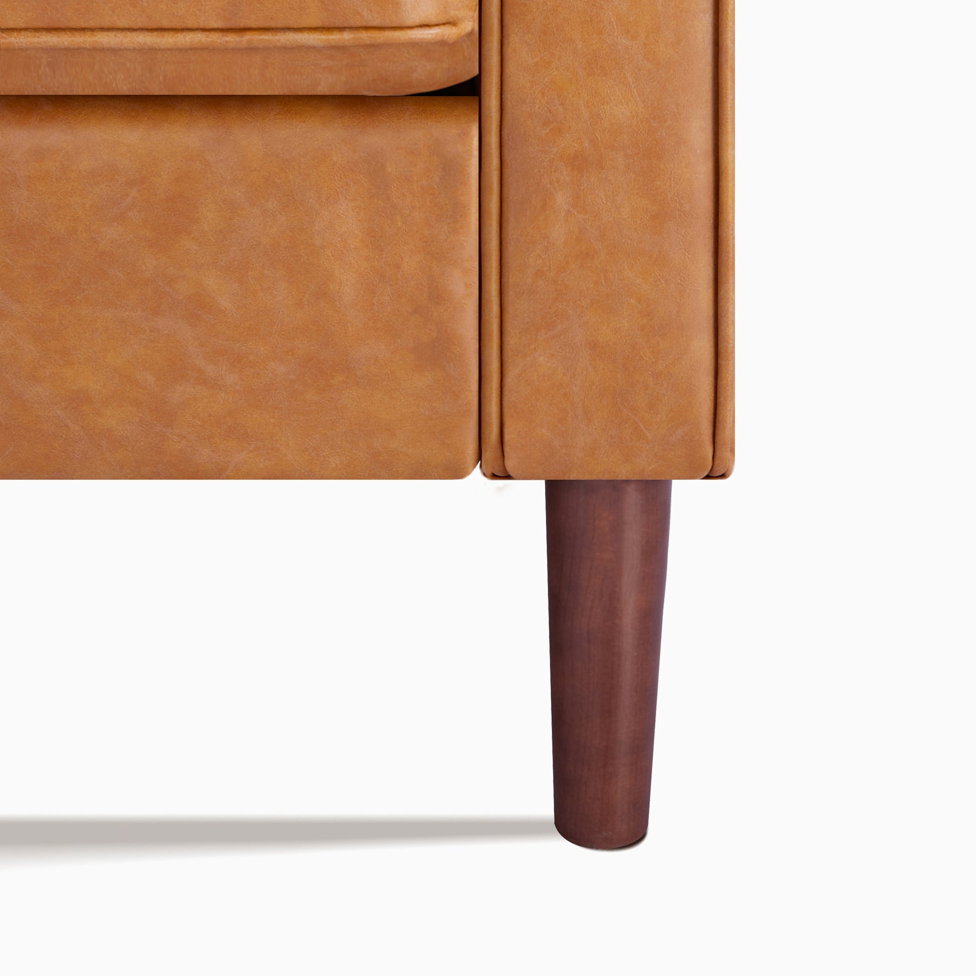 Sedona 3-Seater Sofa - Faux Leather - Artdeco Home