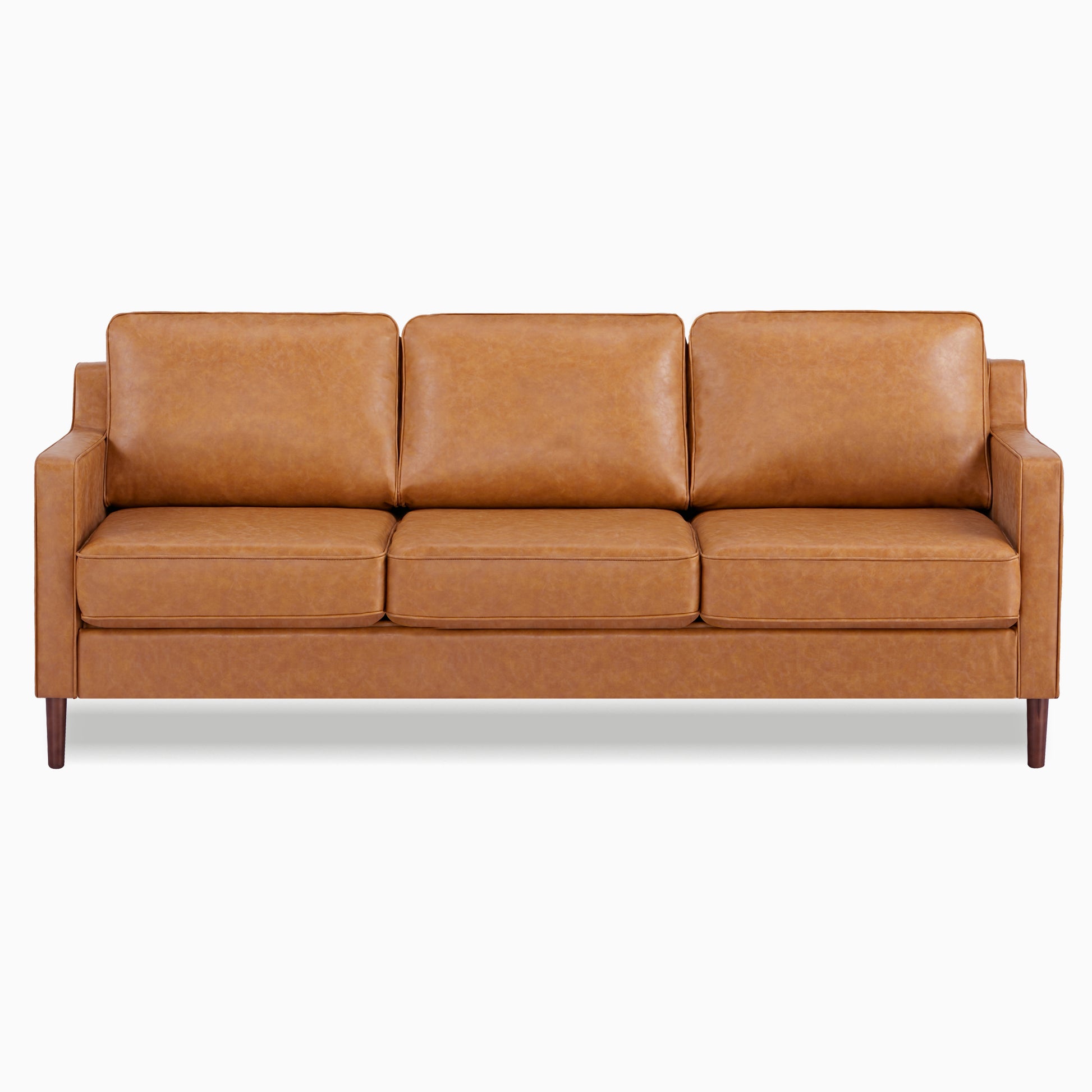 Sedona 3-Seater Sofa - Faux Leather - Artdeco Home