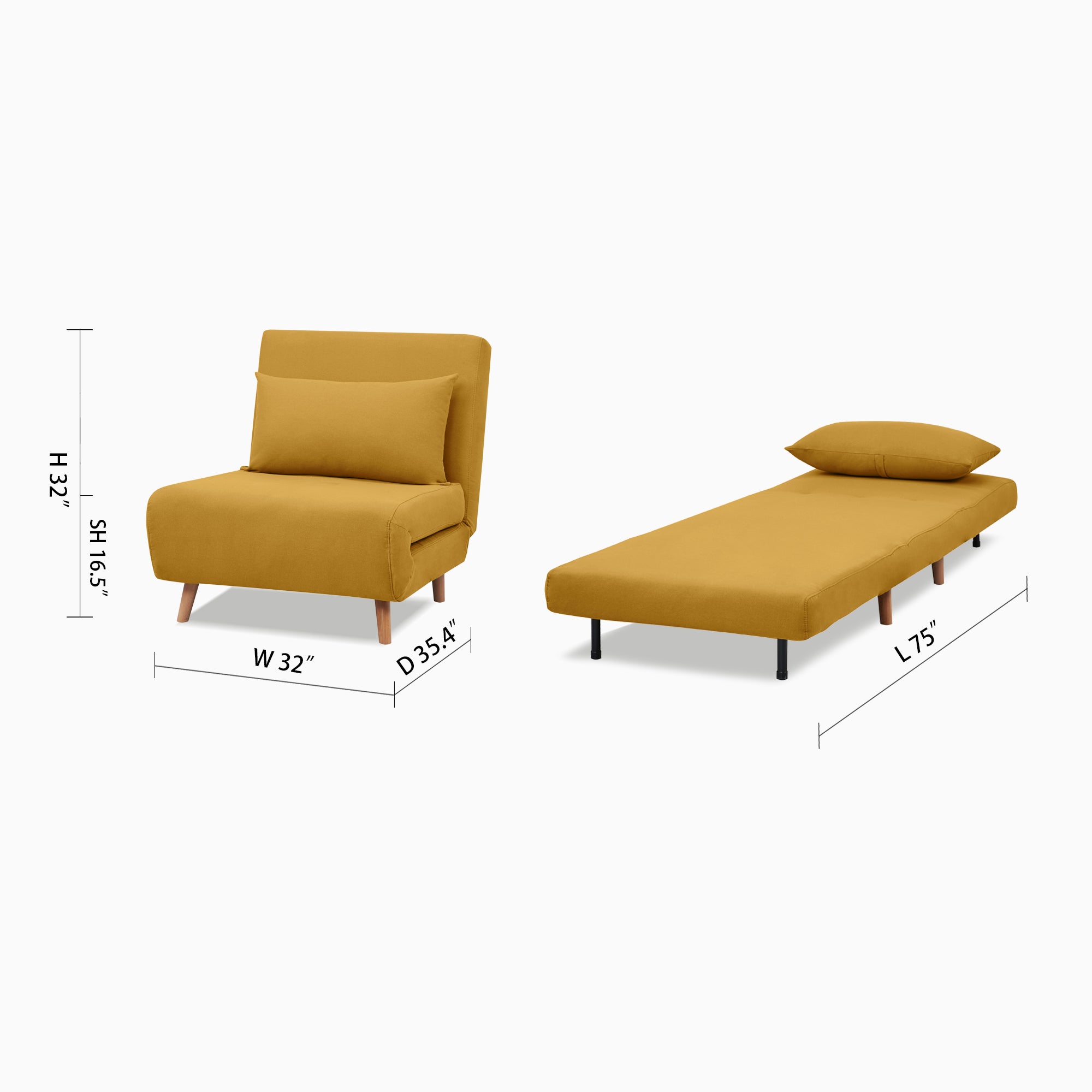 Tustin Convertible Chair
