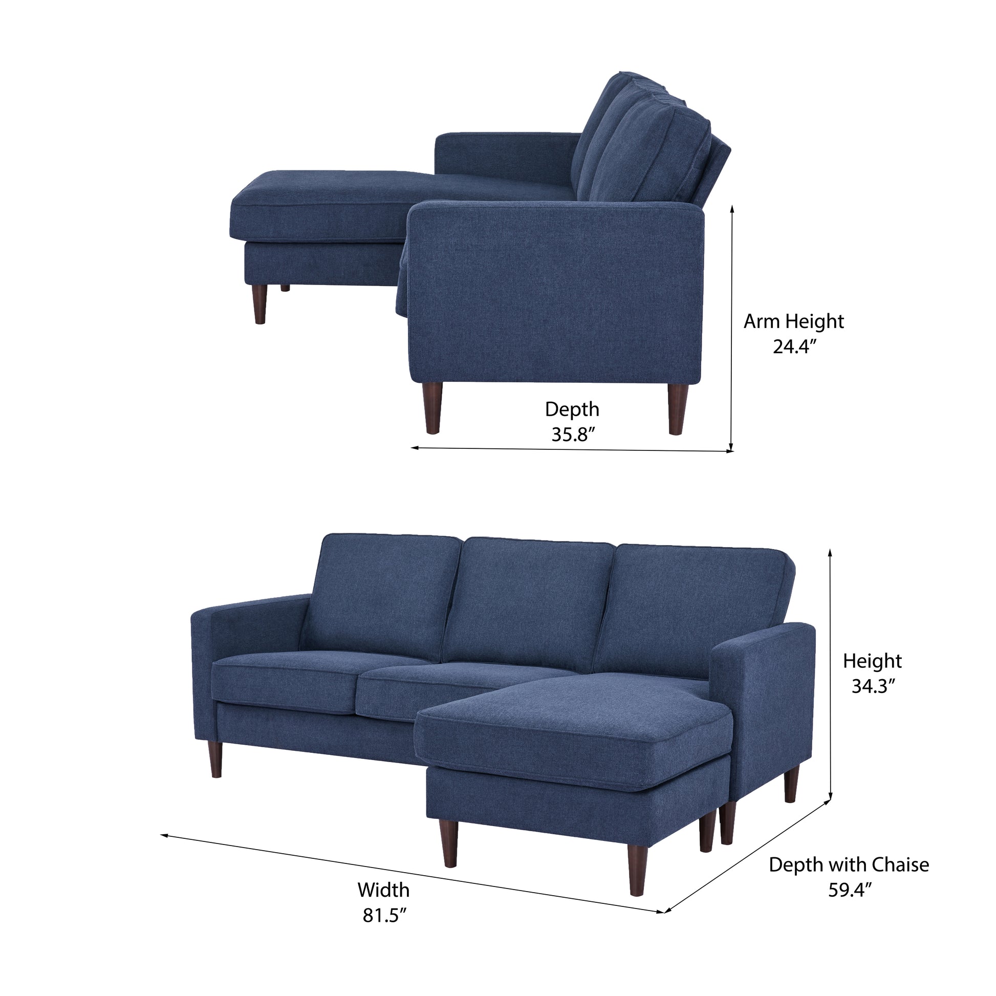 Rachel Sectional Sofa - Artdeco Home