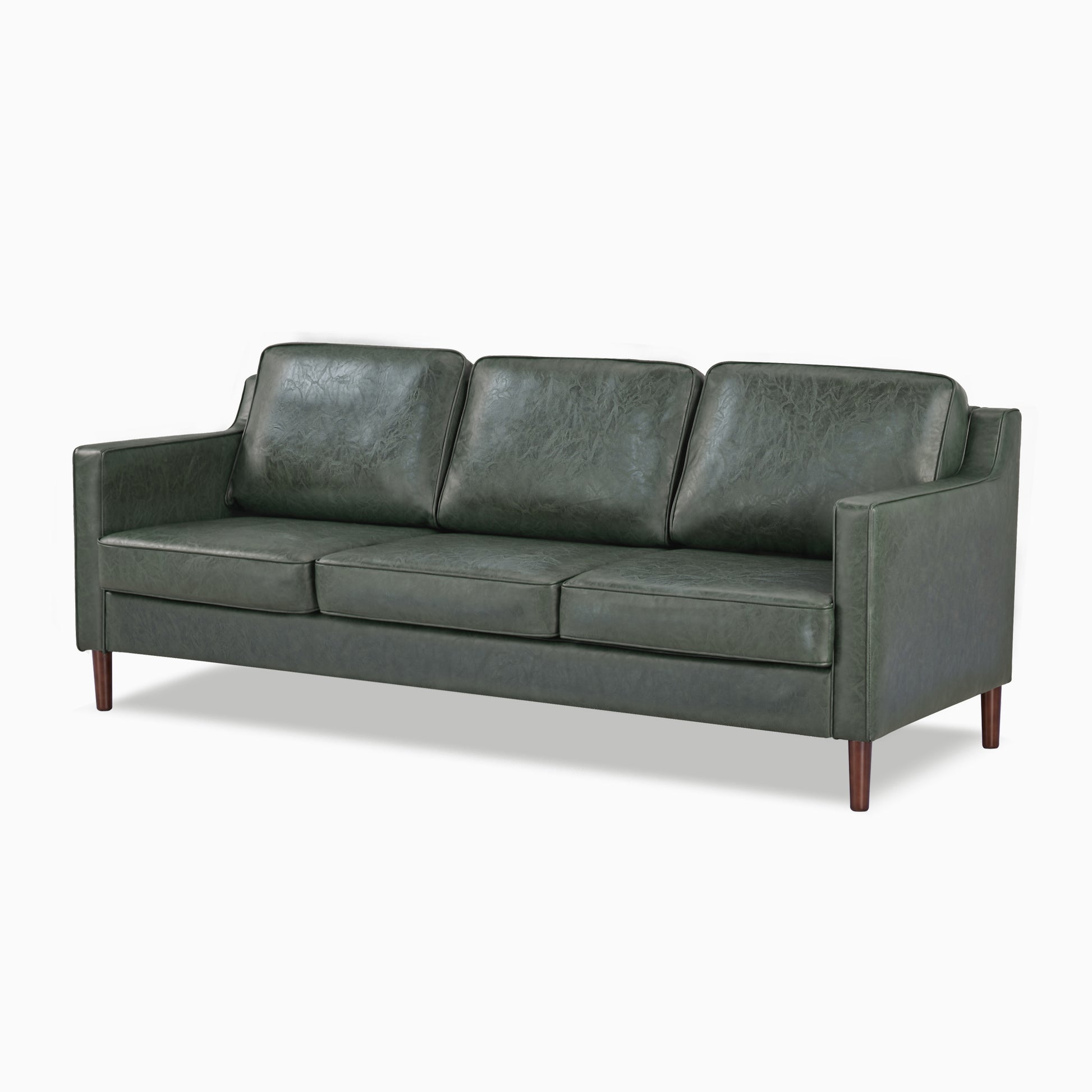 Sedona 3-Seater Sofa - Faux Leather - Artdeco Home