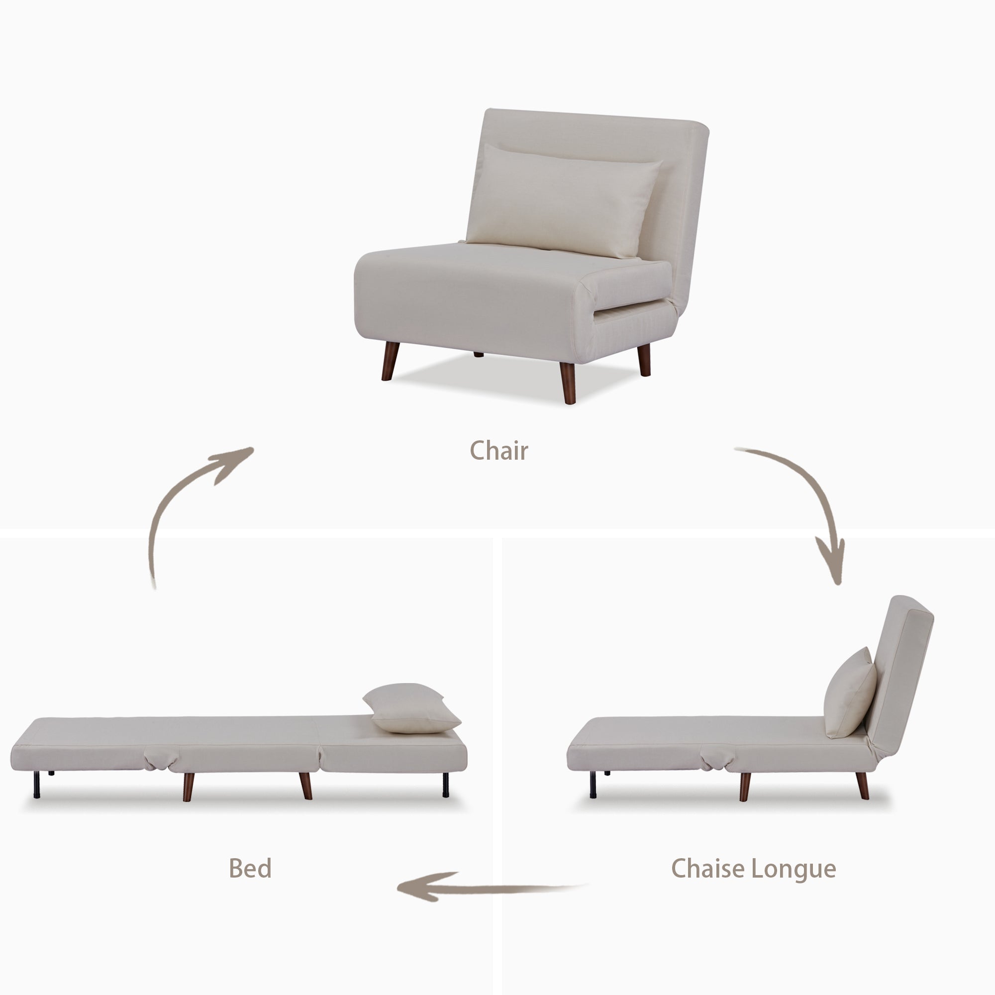 Tustin Convertible Chair - Artdeco Home