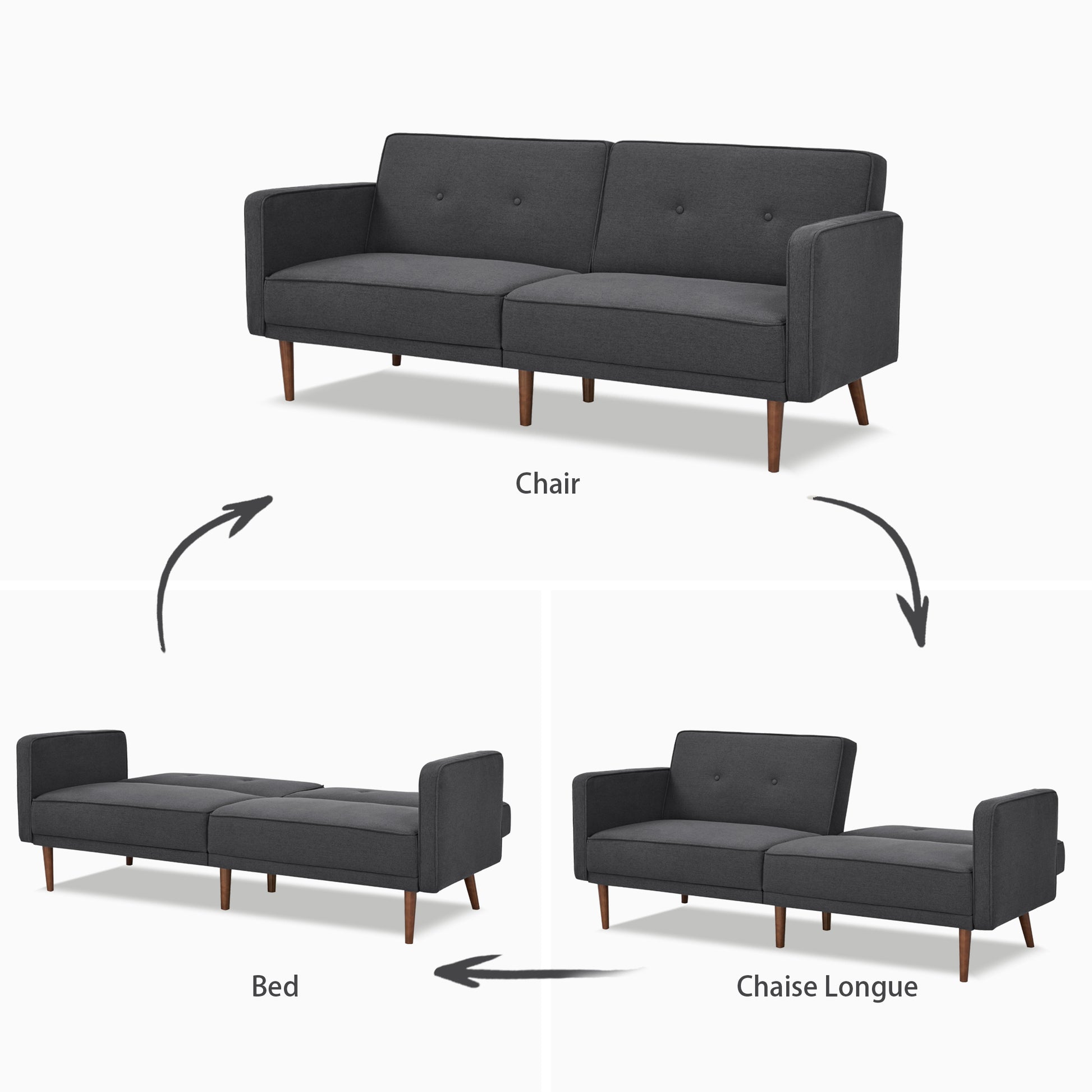Moreno Convertible Sofa - Artdeco Home