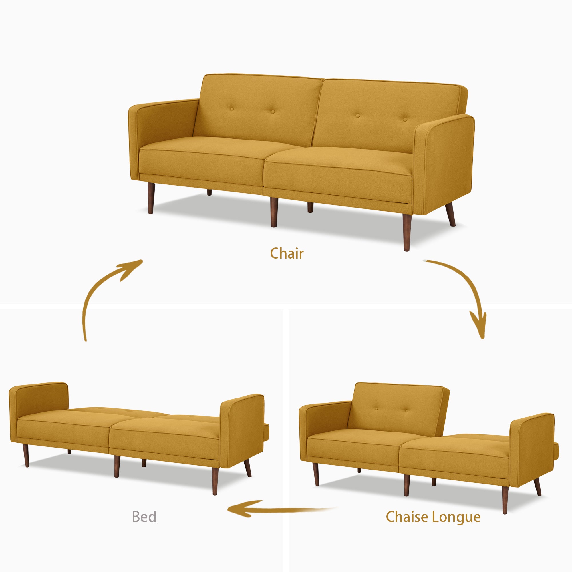 Moreno Convertible Sofa - Artdeco Home