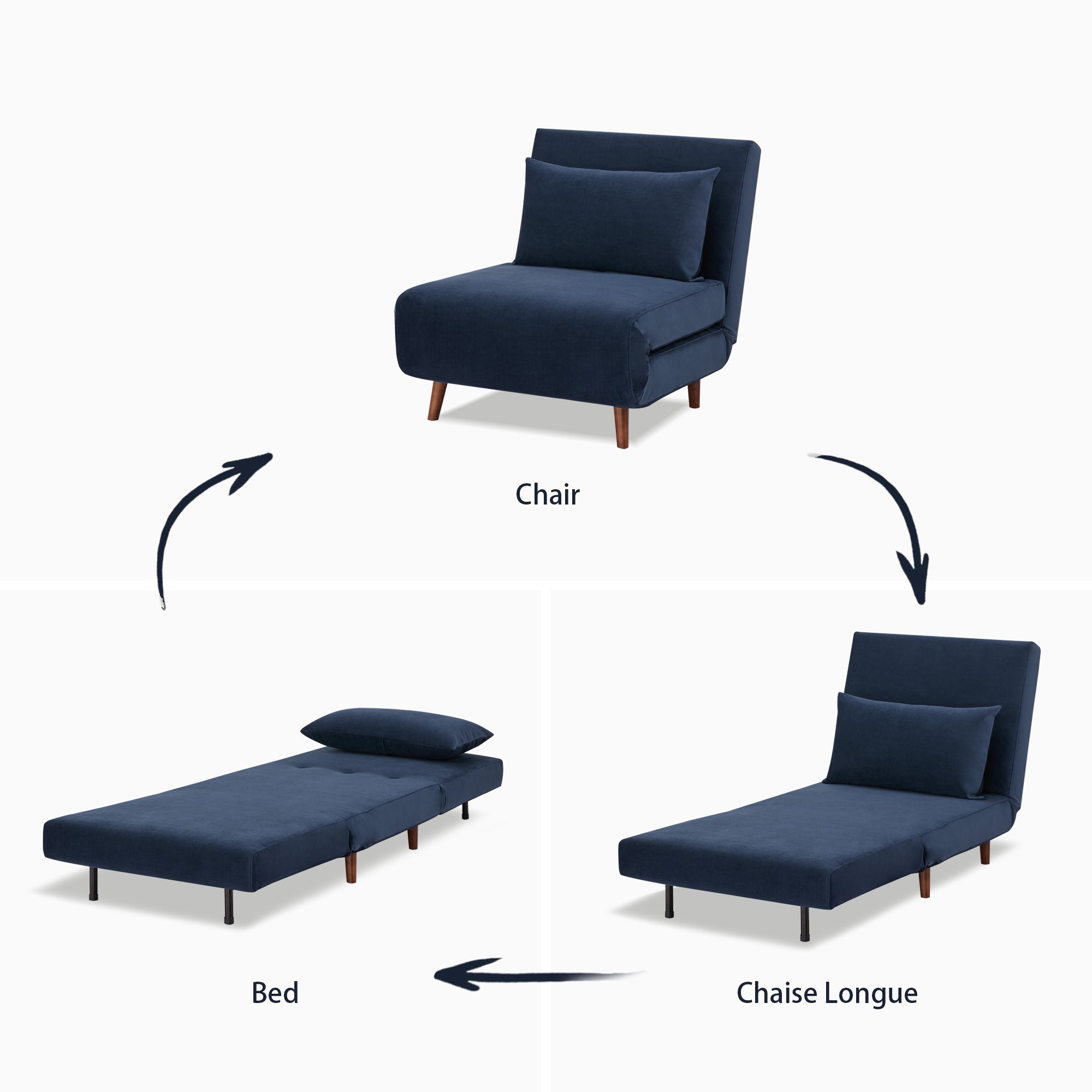 Tustin Convertible Chair - Artdeco Home
