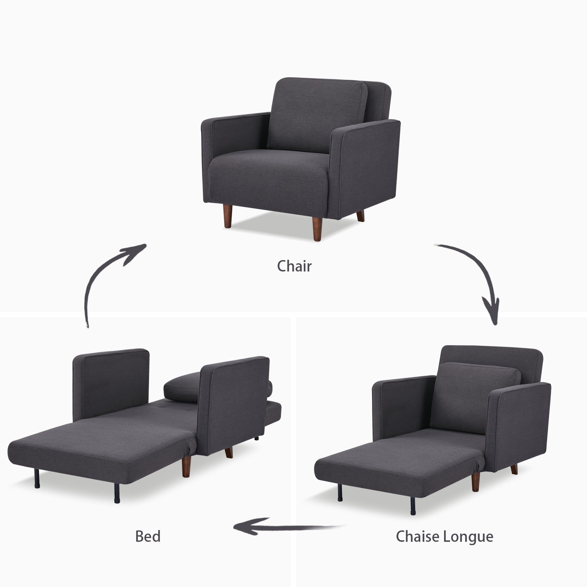 Panama Convertible Chair - Artdeco Home