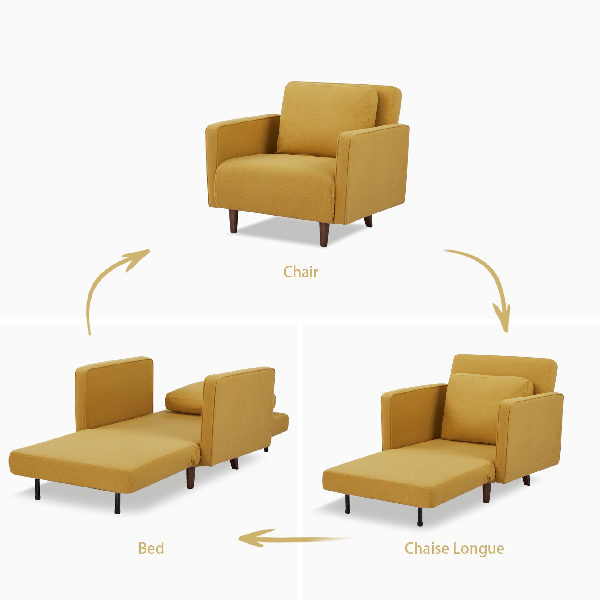Panama Convertible Chair - Artdeco Home