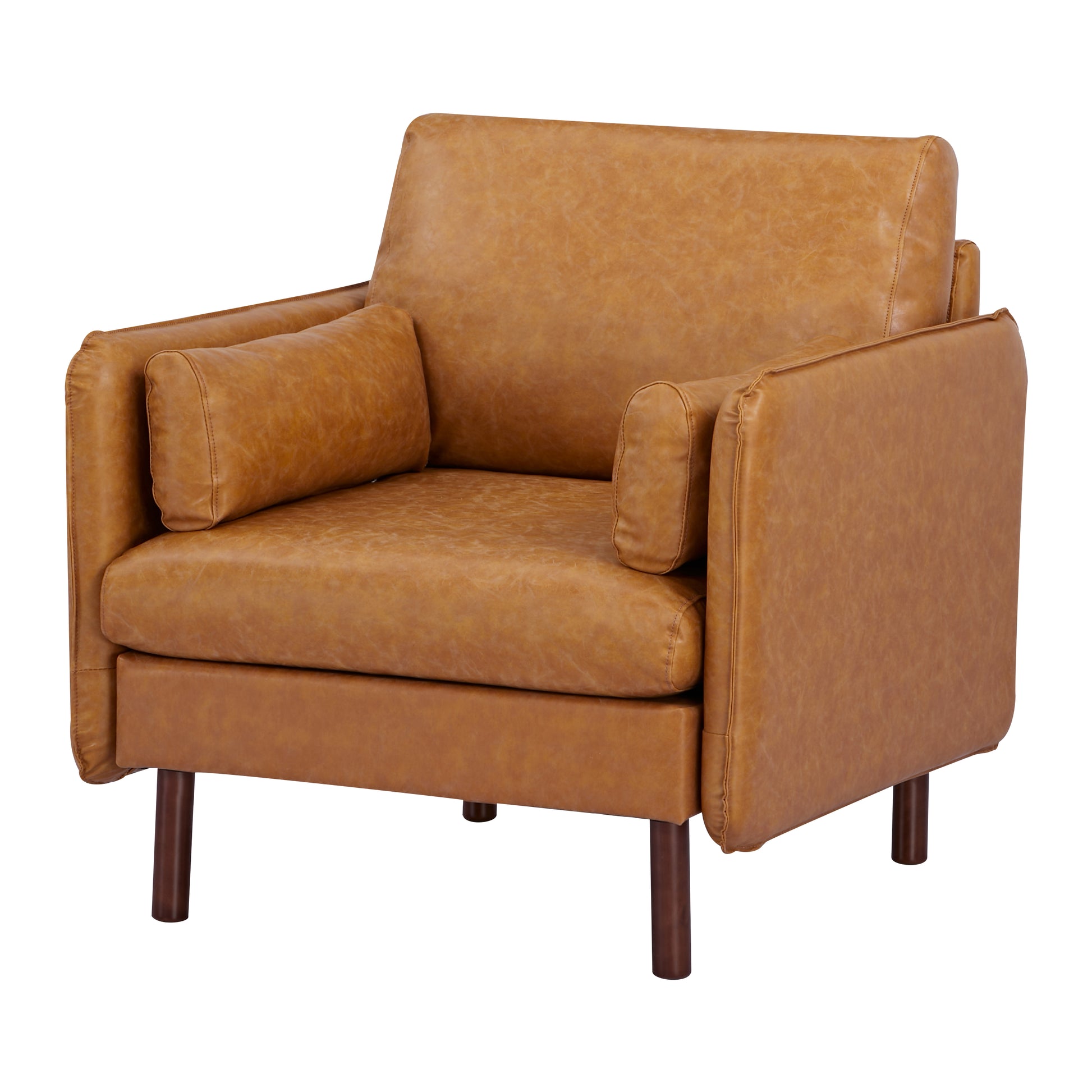 Yucca Accent Chair - Faux Leather - Artdeco Home