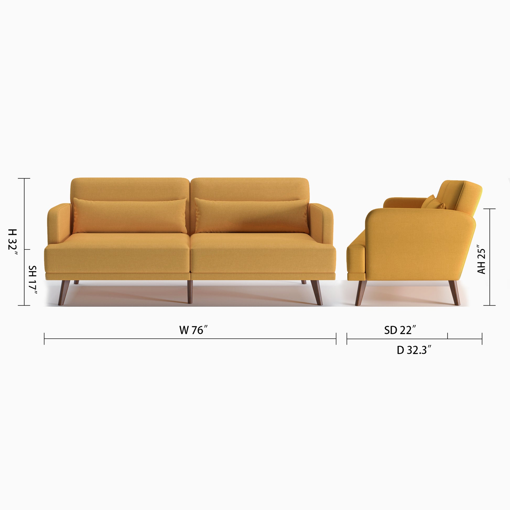 Tacoma Convertible Sofa - Artdeco Home