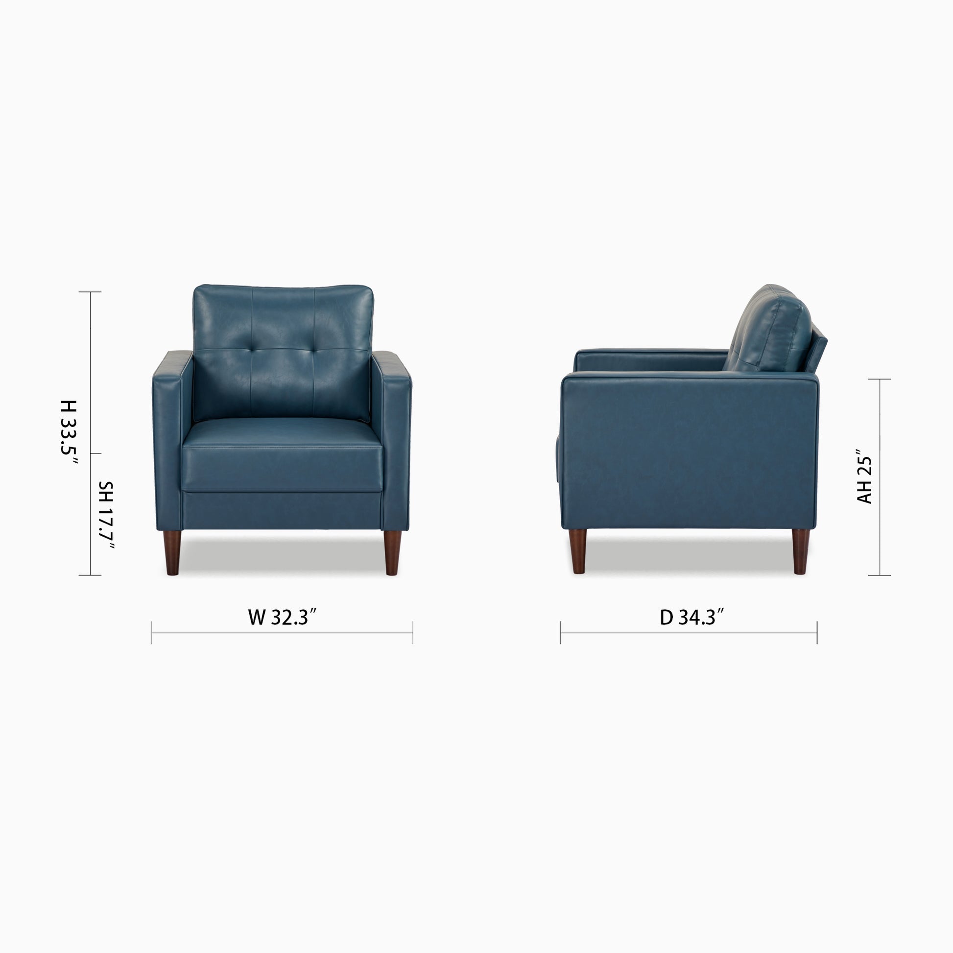 Anza Sofa Chair - Artdeco Home