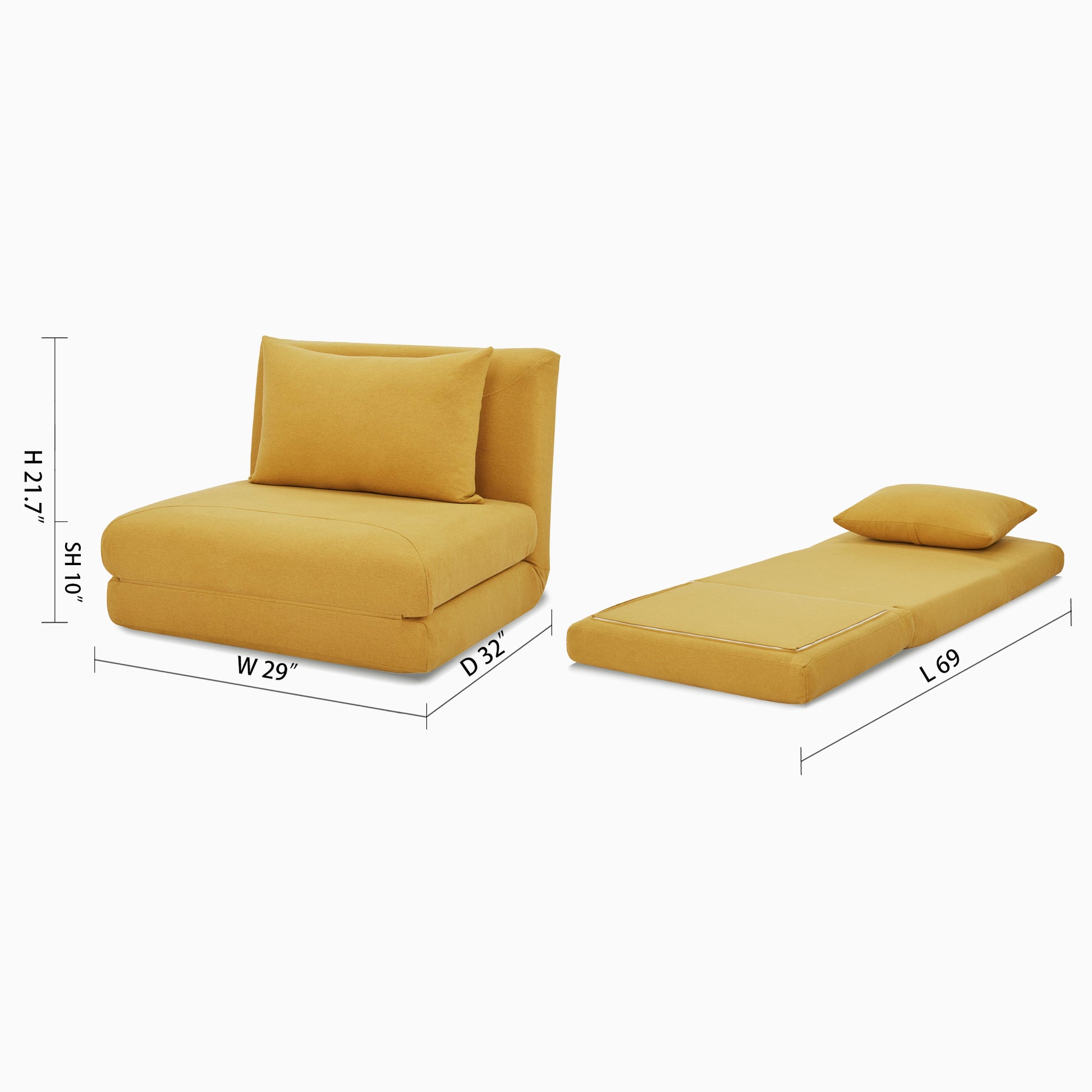 Santa Convertible Chair - Artdeco Home