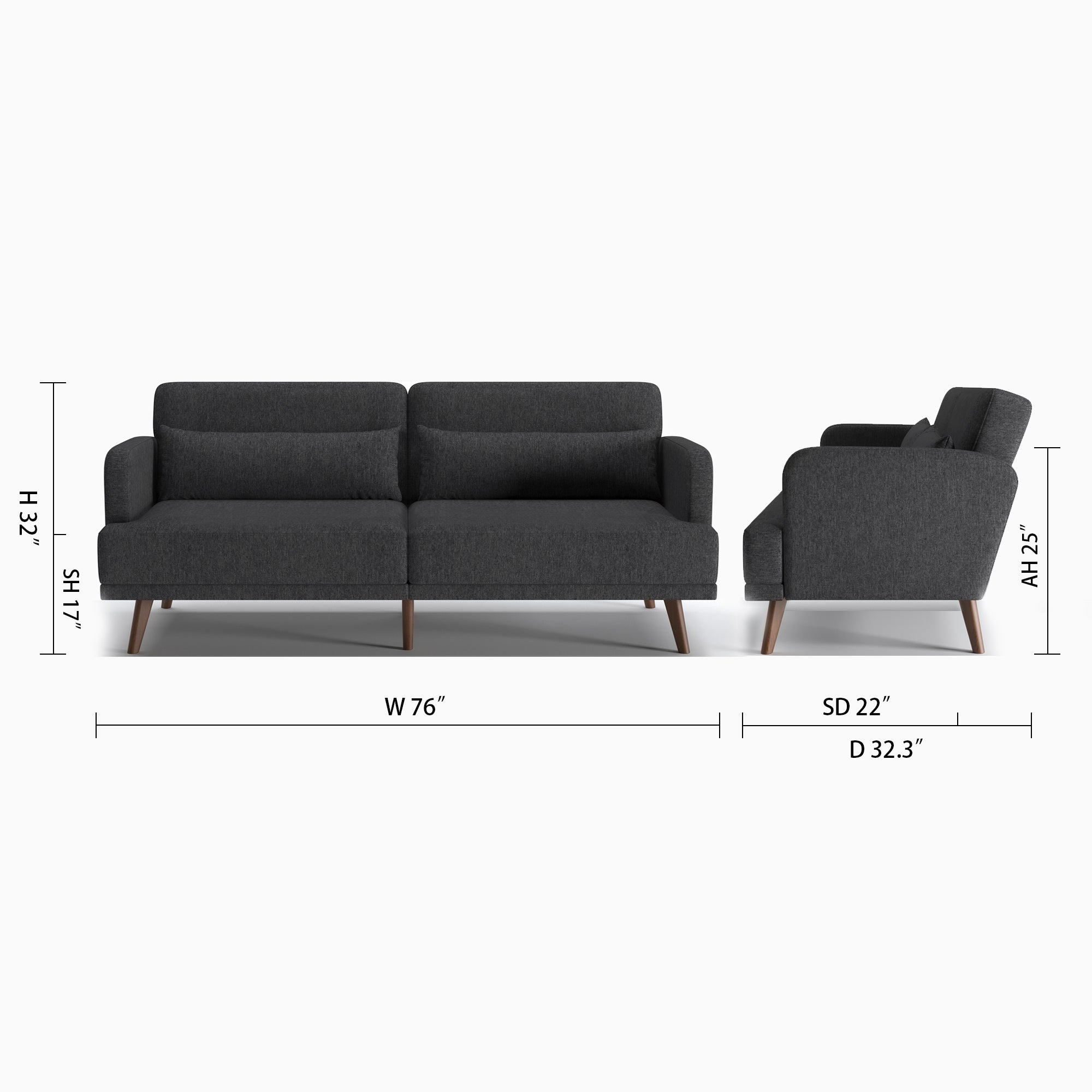 Tacoma Convertible Sofa: Comfortable and Versatile Sleeper for