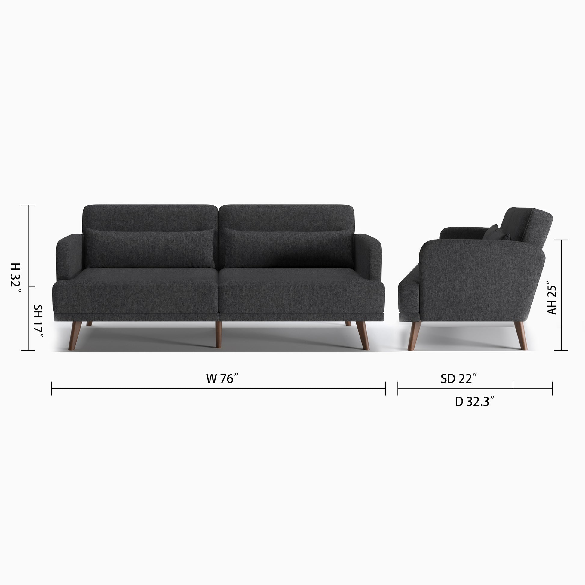 Tacoma Convertible Sofa - Artdeco Home