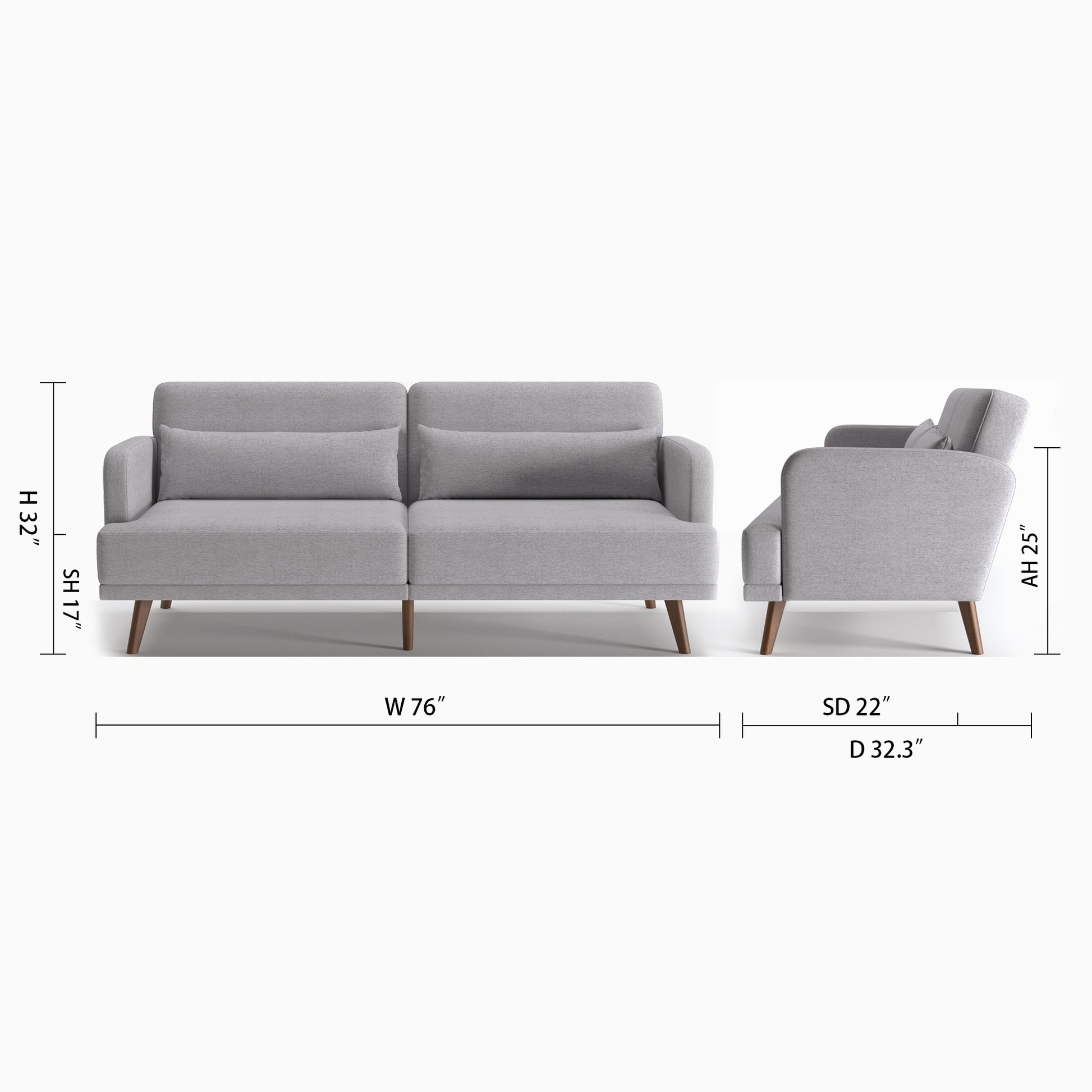 Tacoma Convertible Sofa - Artdeco Home