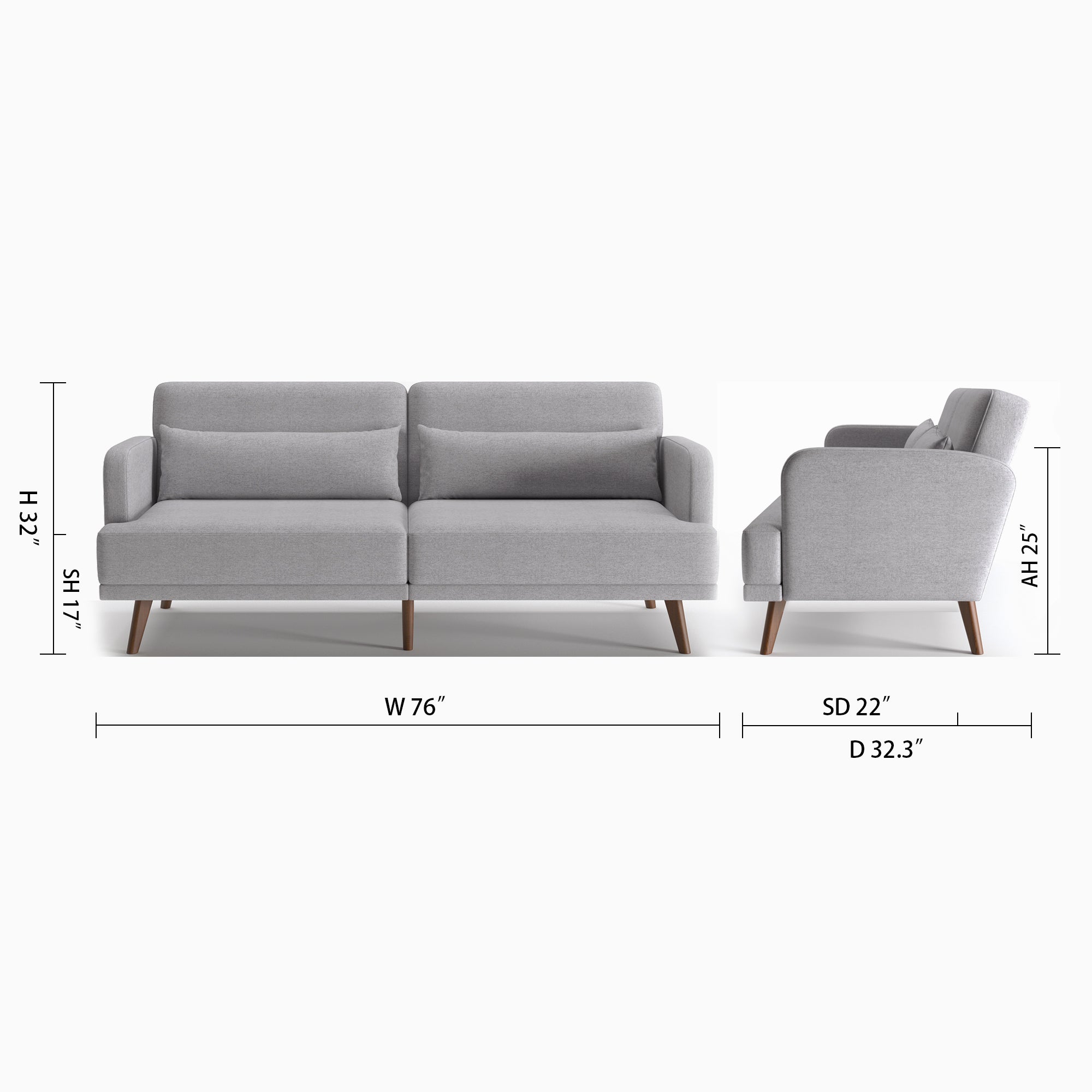 Tacoma Convertible Sofa - Artdeco Home