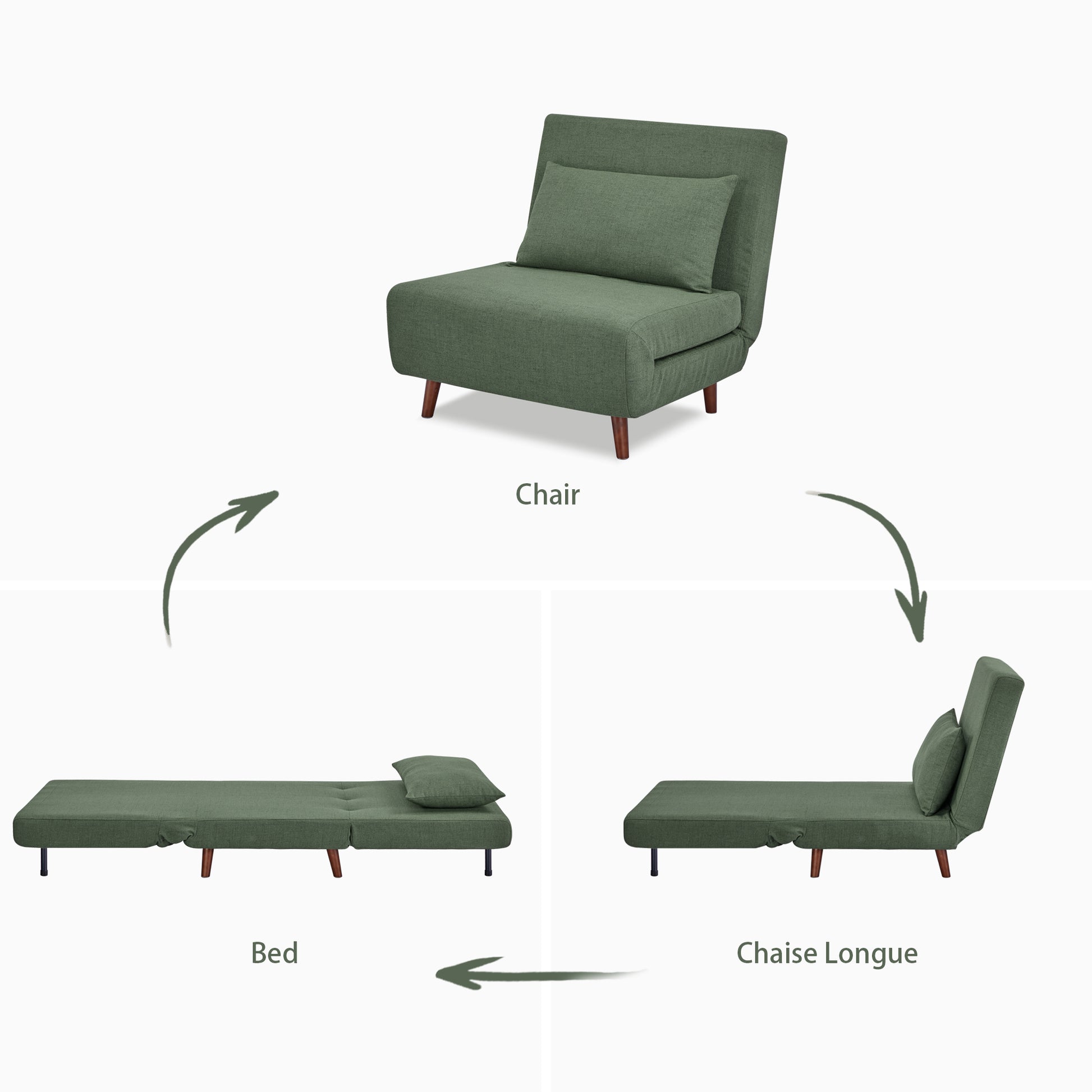 Tustin Convertible Chair - Artdeco Home
