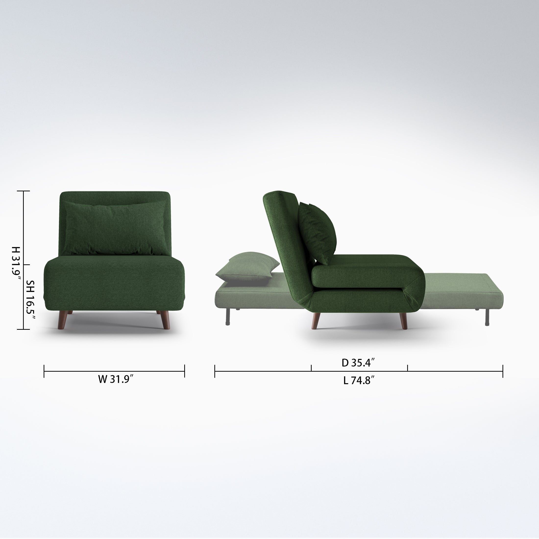 Tustin Convertible Chair