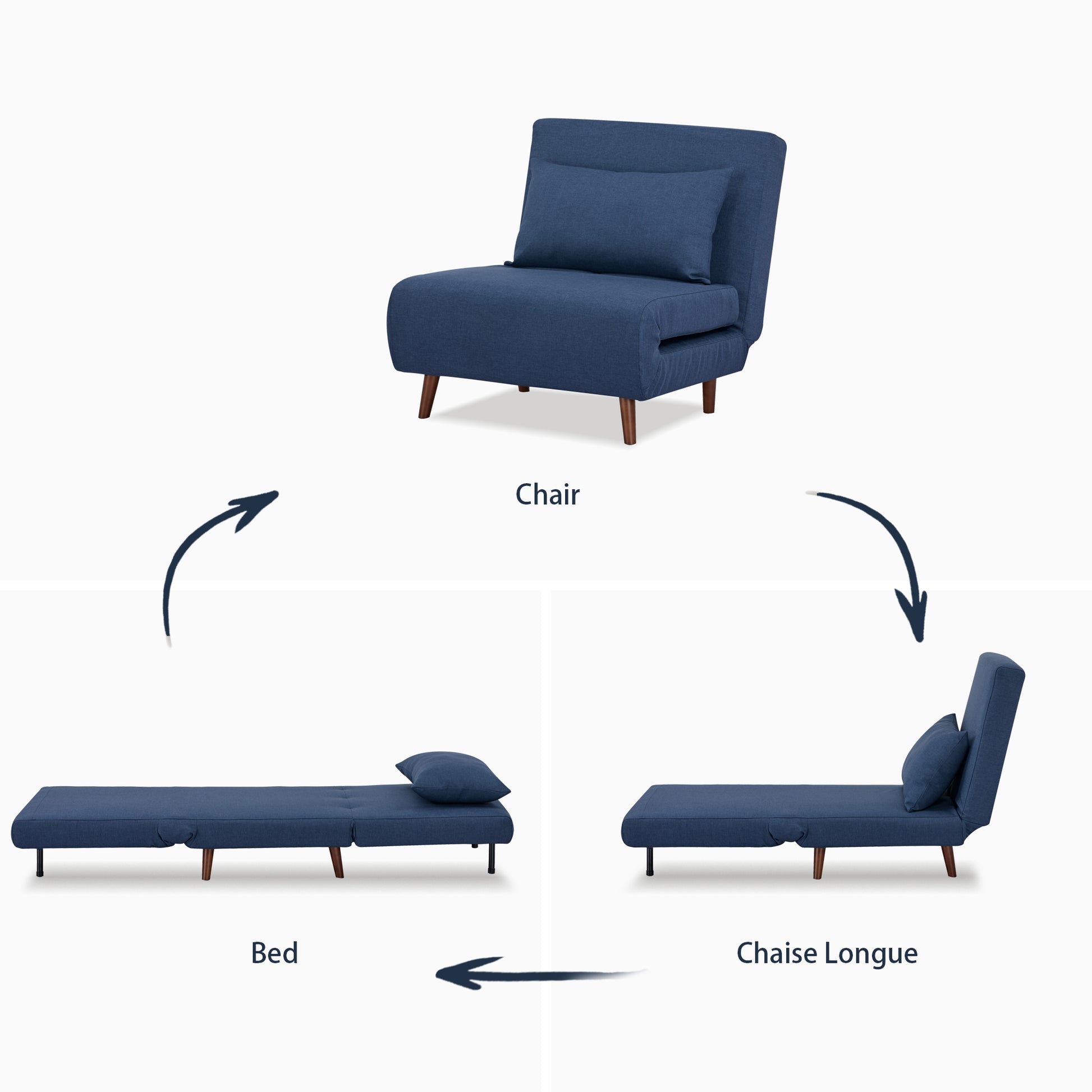Tustin Convertible Chair - Artdeco Home