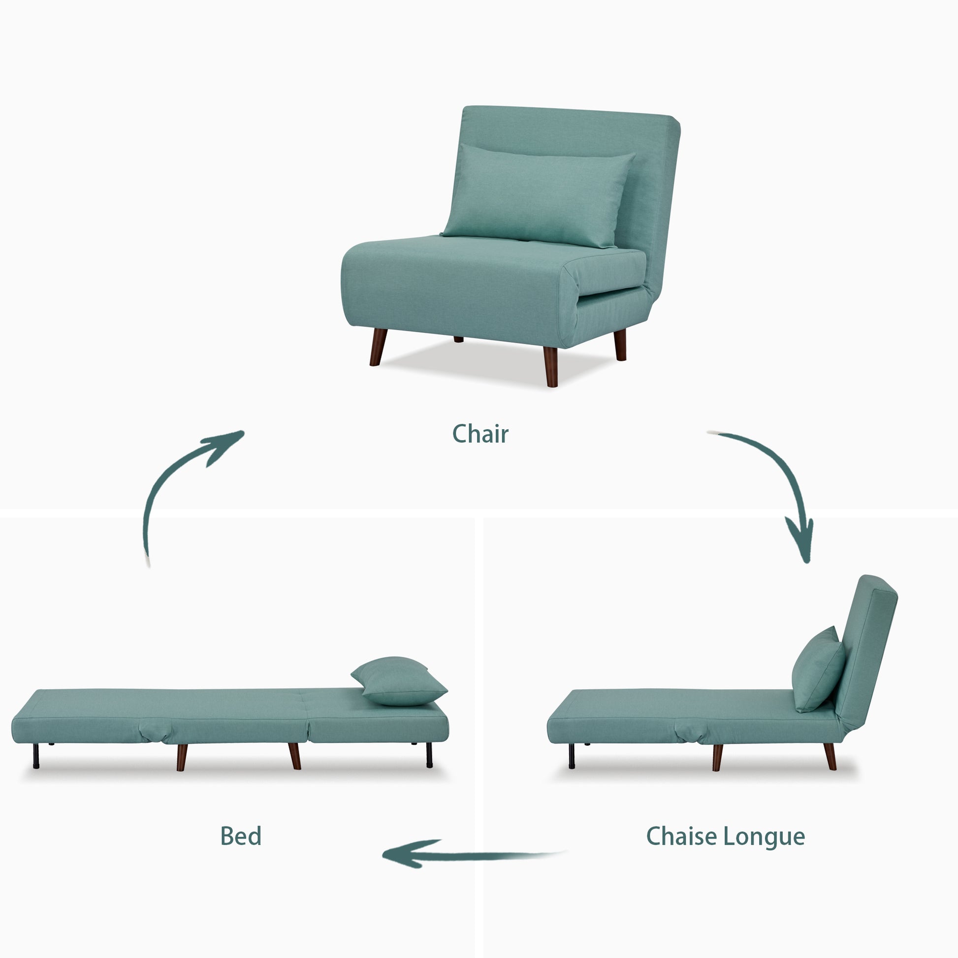 Tustin Convertible Chair - Artdeco Home