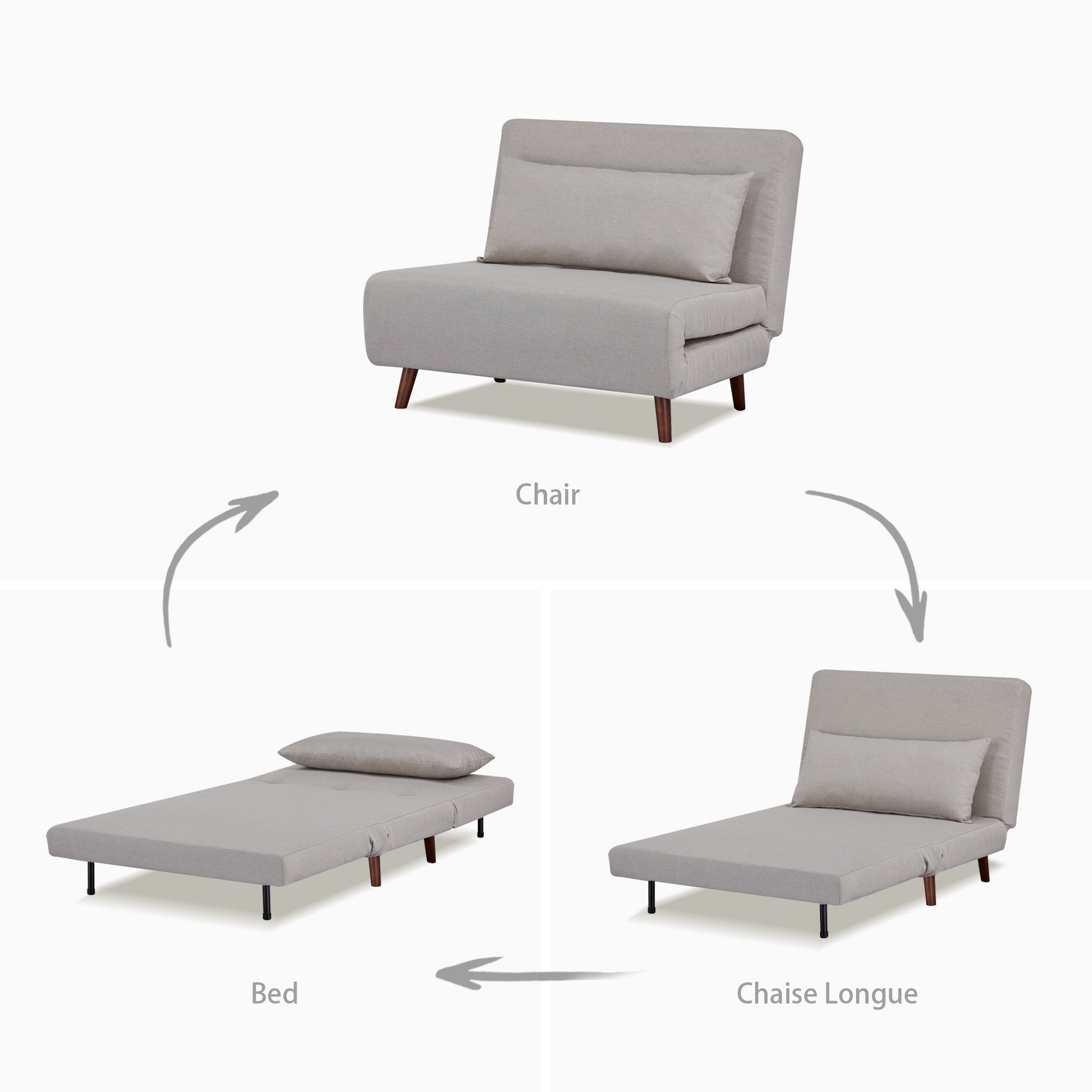 Omaha Convertible Chair - Artdeco Home
