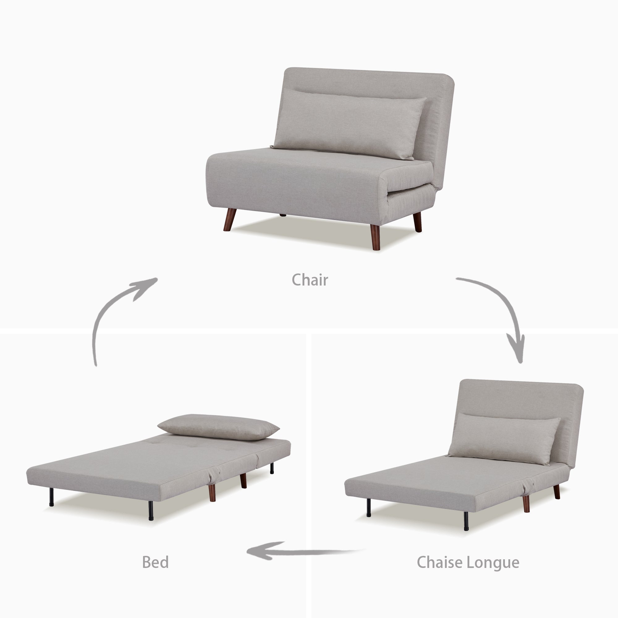 Omaha Convertible Chair - Artdeco Home