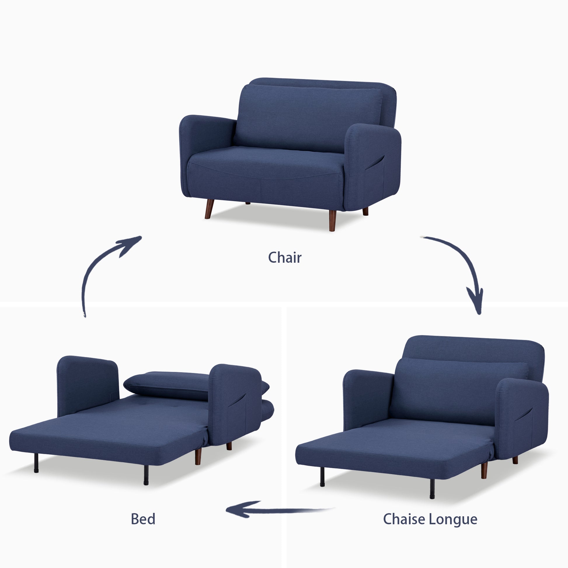Cypress Convertible Chair - Artdeco Home