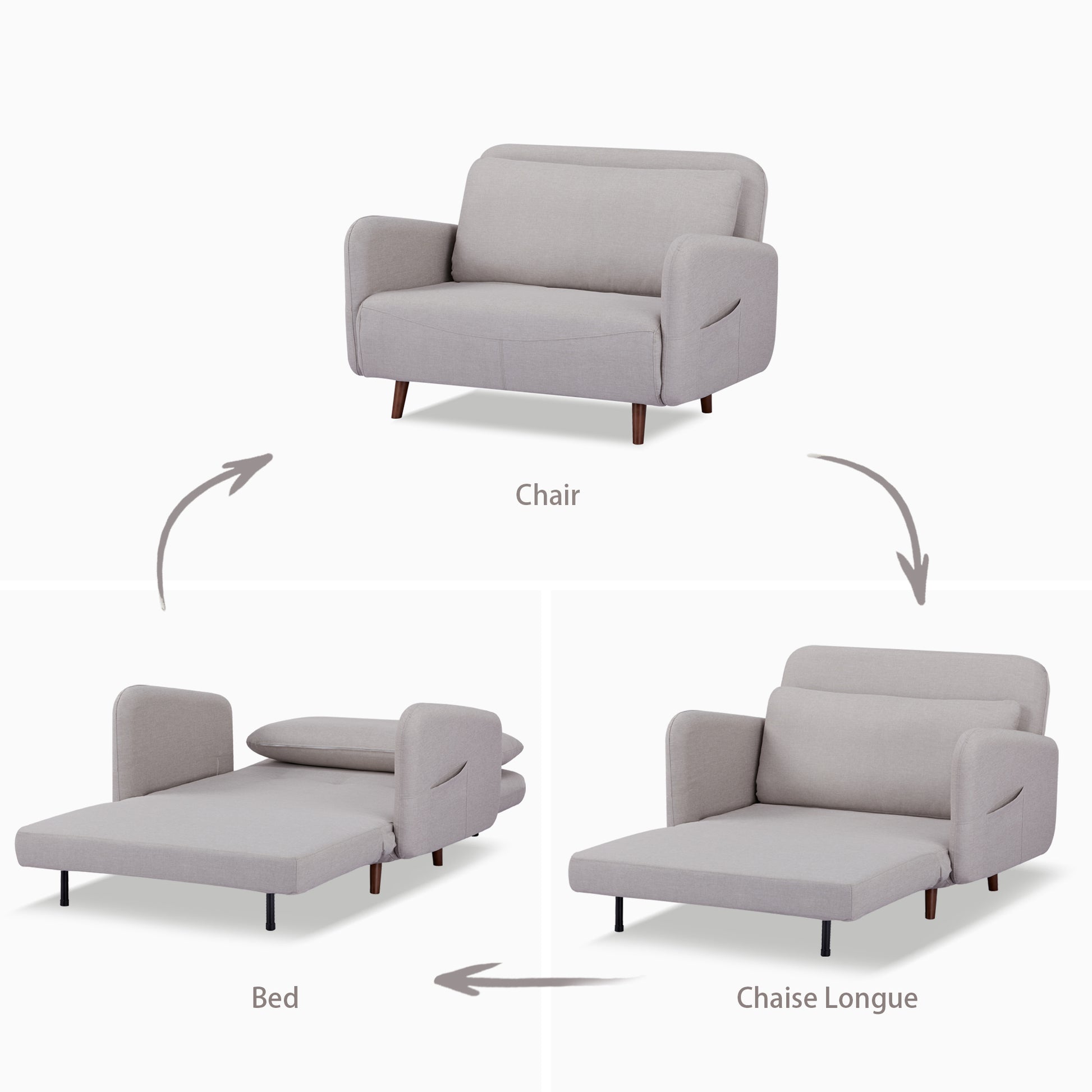 Cypress Convertible Chair - Artdeco Home