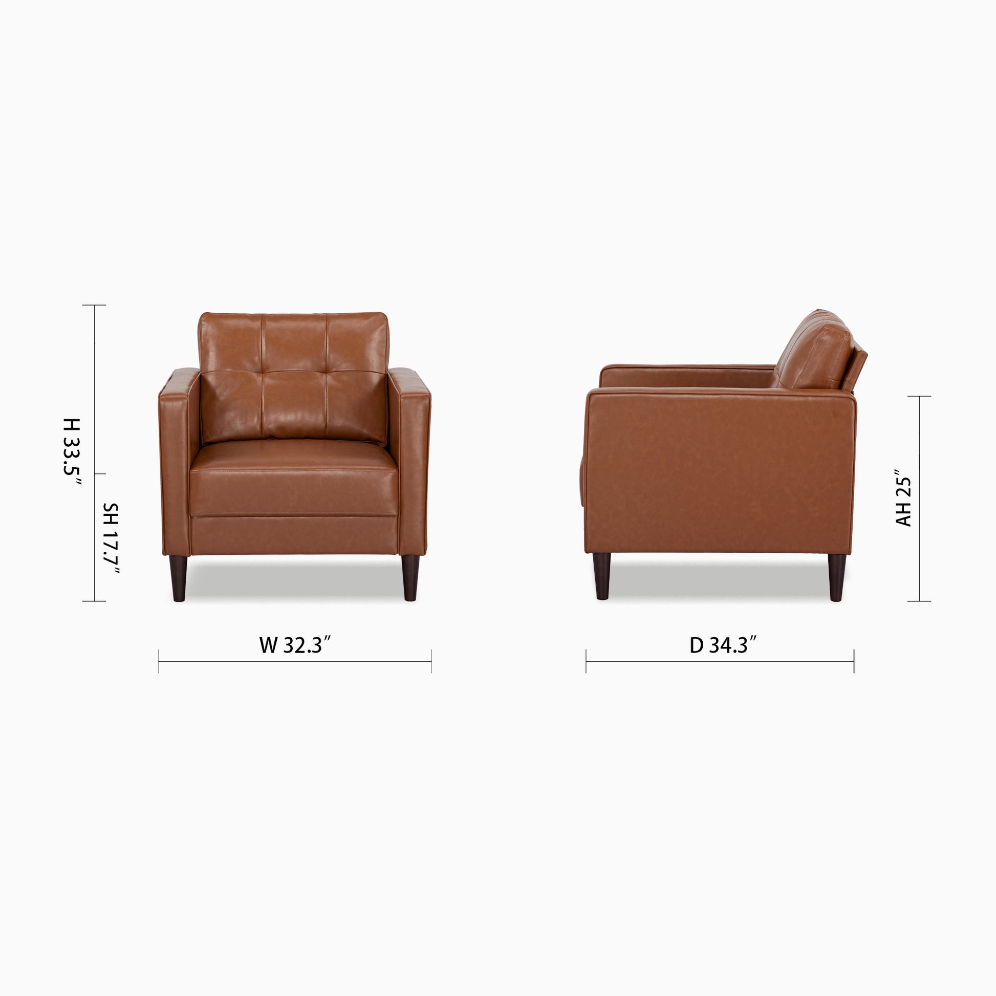 Anza Sofa Chair - Artdeco Home