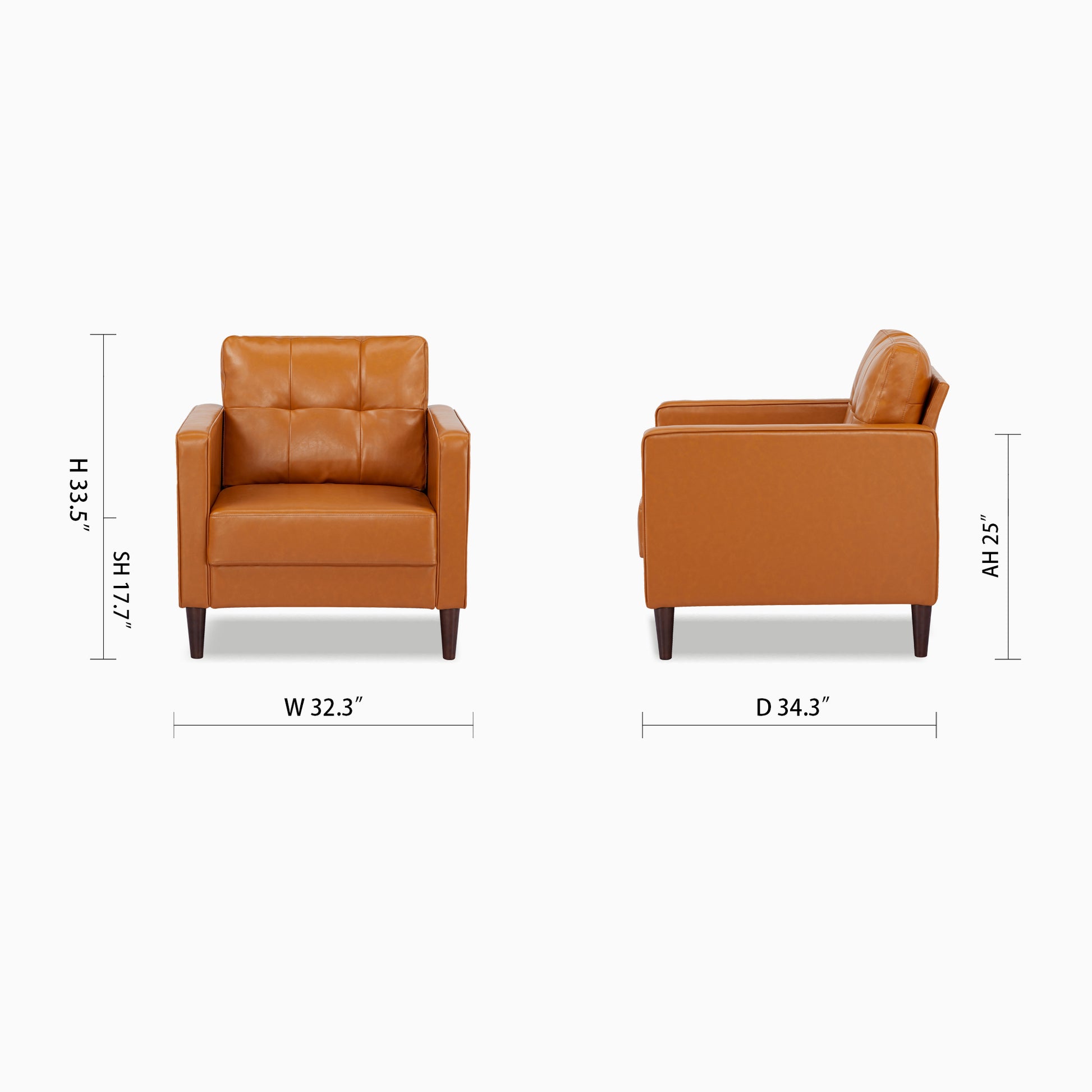 Anza Sofa Chair - Artdeco Home