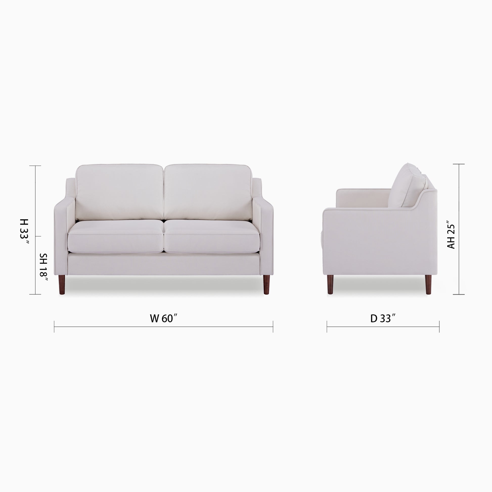 Sedona Loveseat - Artdeco Home
