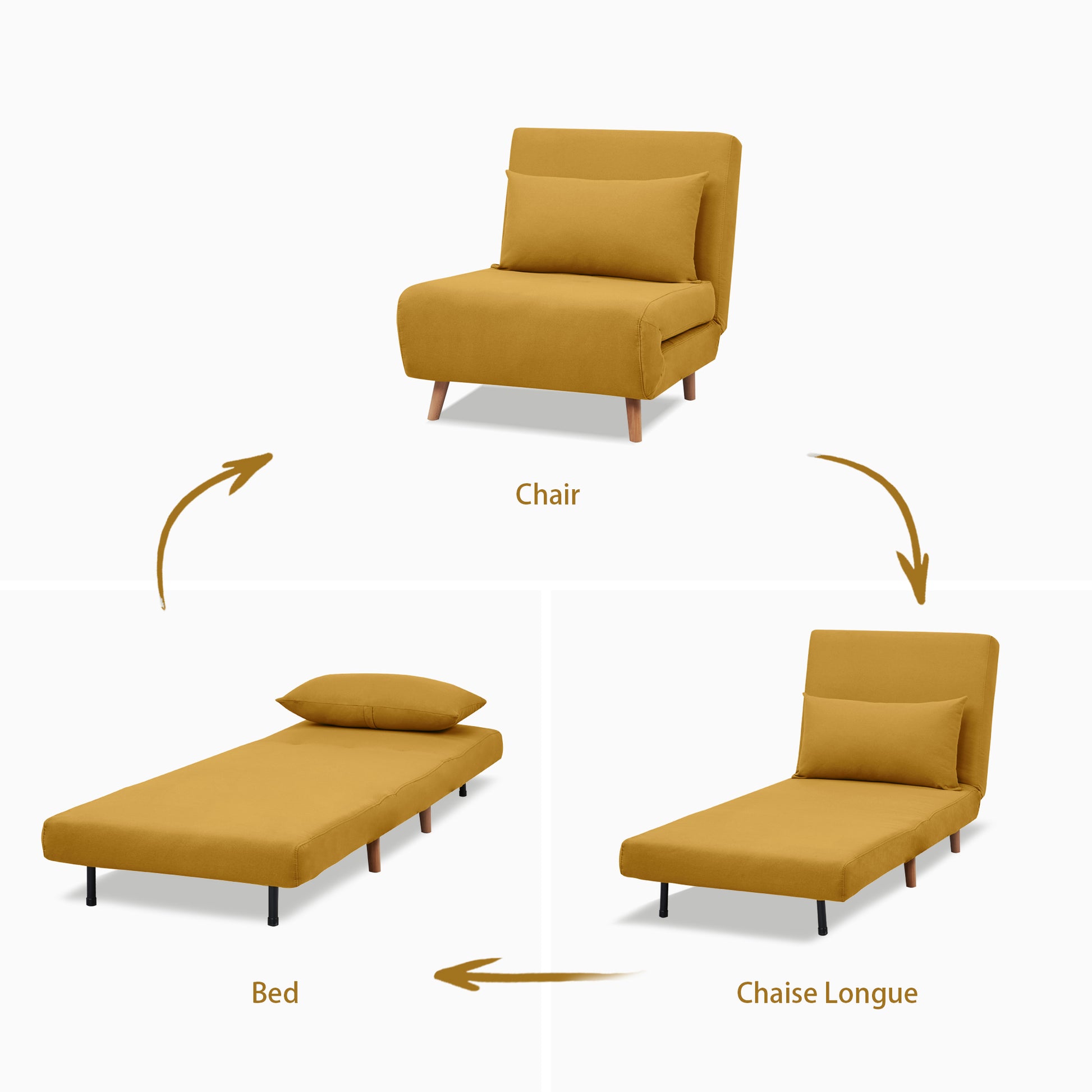 Tustin Convertible Chair - Artdeco Home