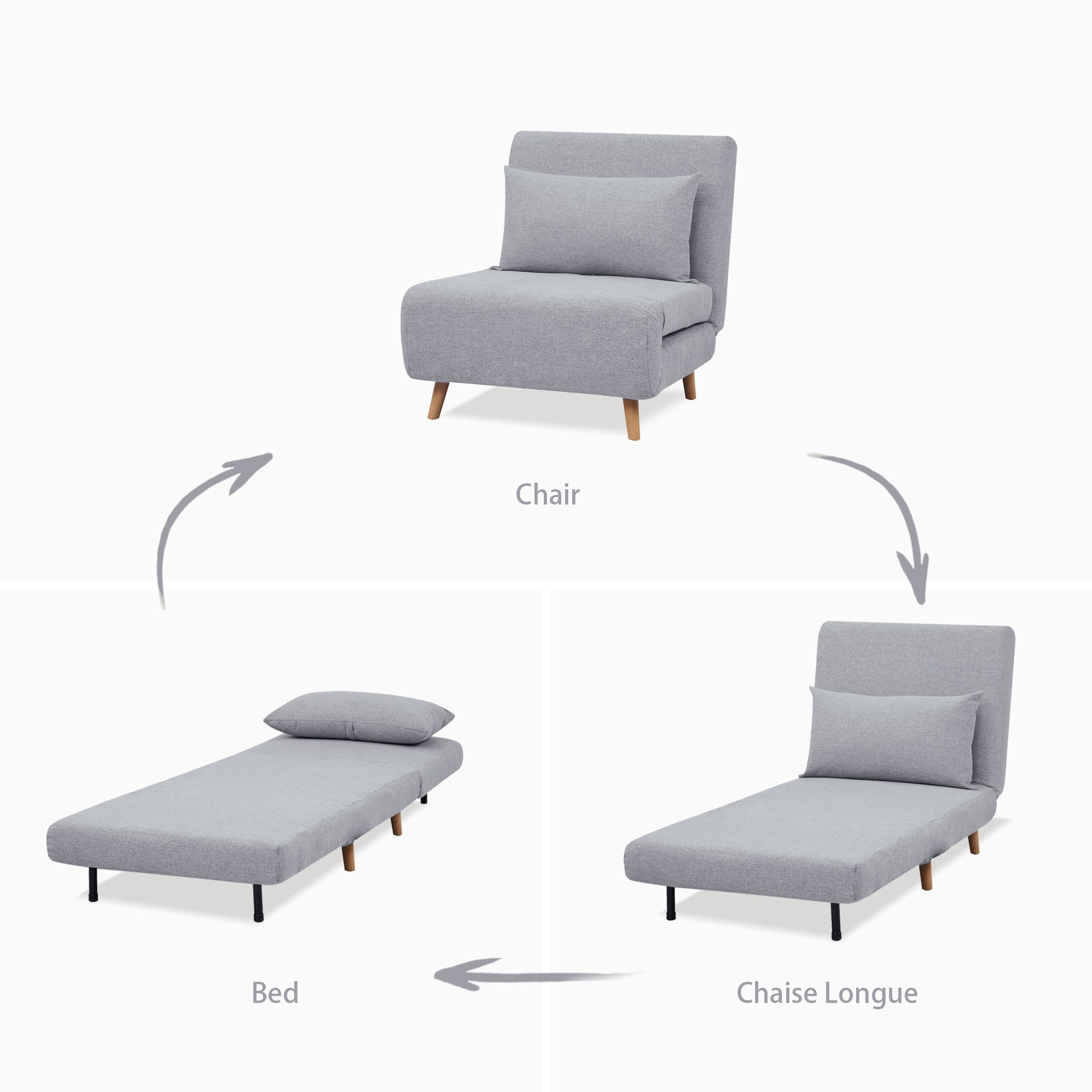 Tustin Convertible Chair - Artdeco Home